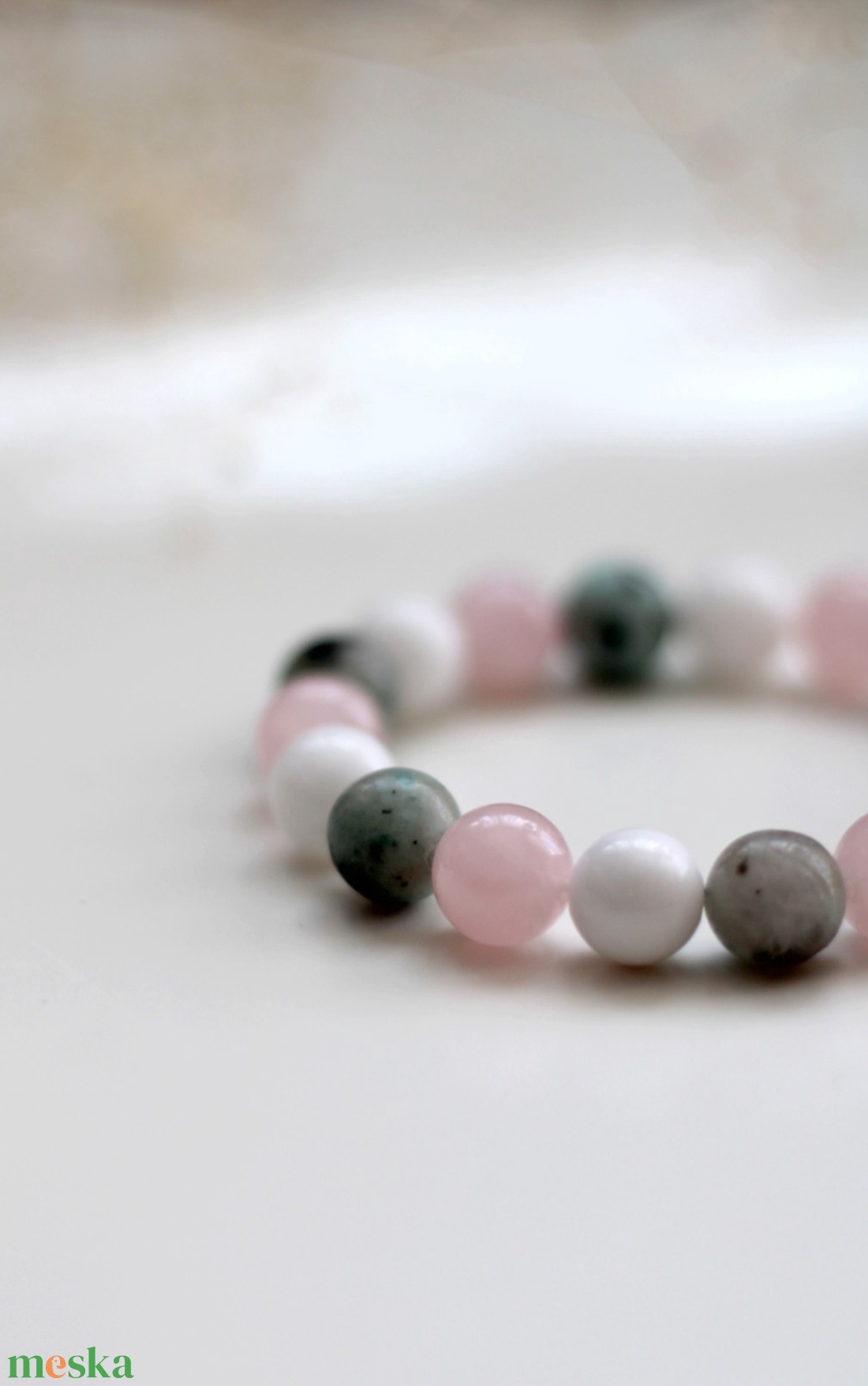 Érzelmi harmónia karkötő 10mm - ékszer - karkötő - ásványkarkötő - Meska.hu