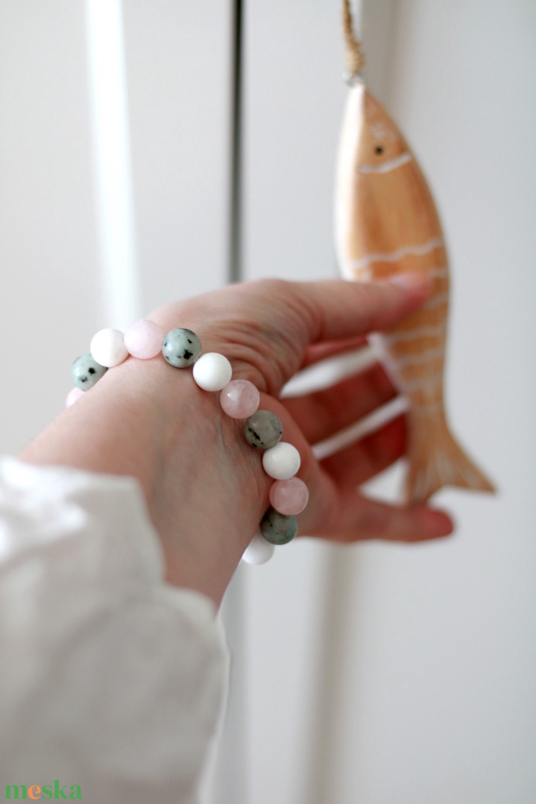 Érzelmi harmónia karkötő 10mm - ékszer - karkötő - ásványkarkötő - Meska.hu