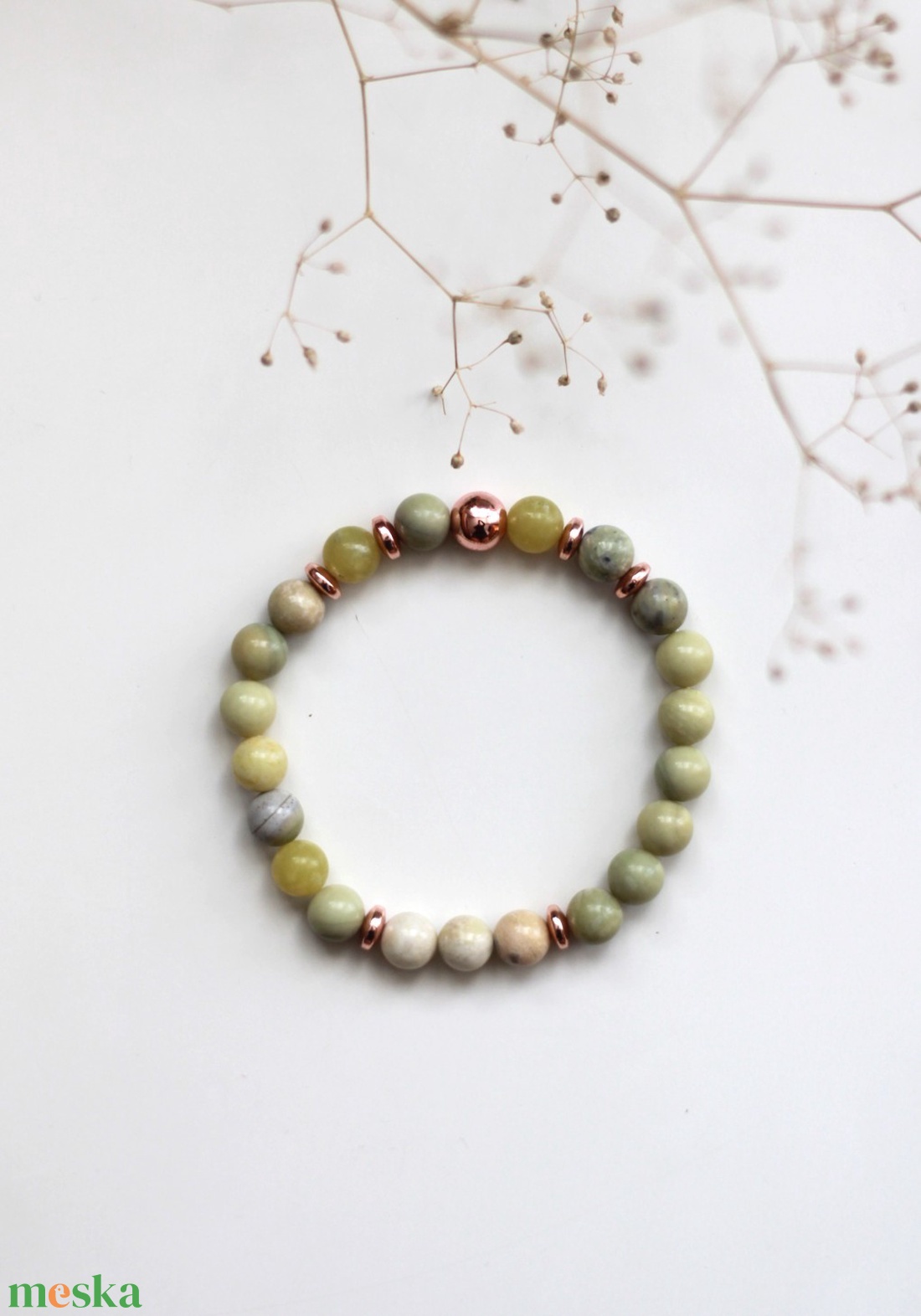 Egyensúly karkötő 8mm - ékszer - karkötő - ásványkarkötő - Meska.hu