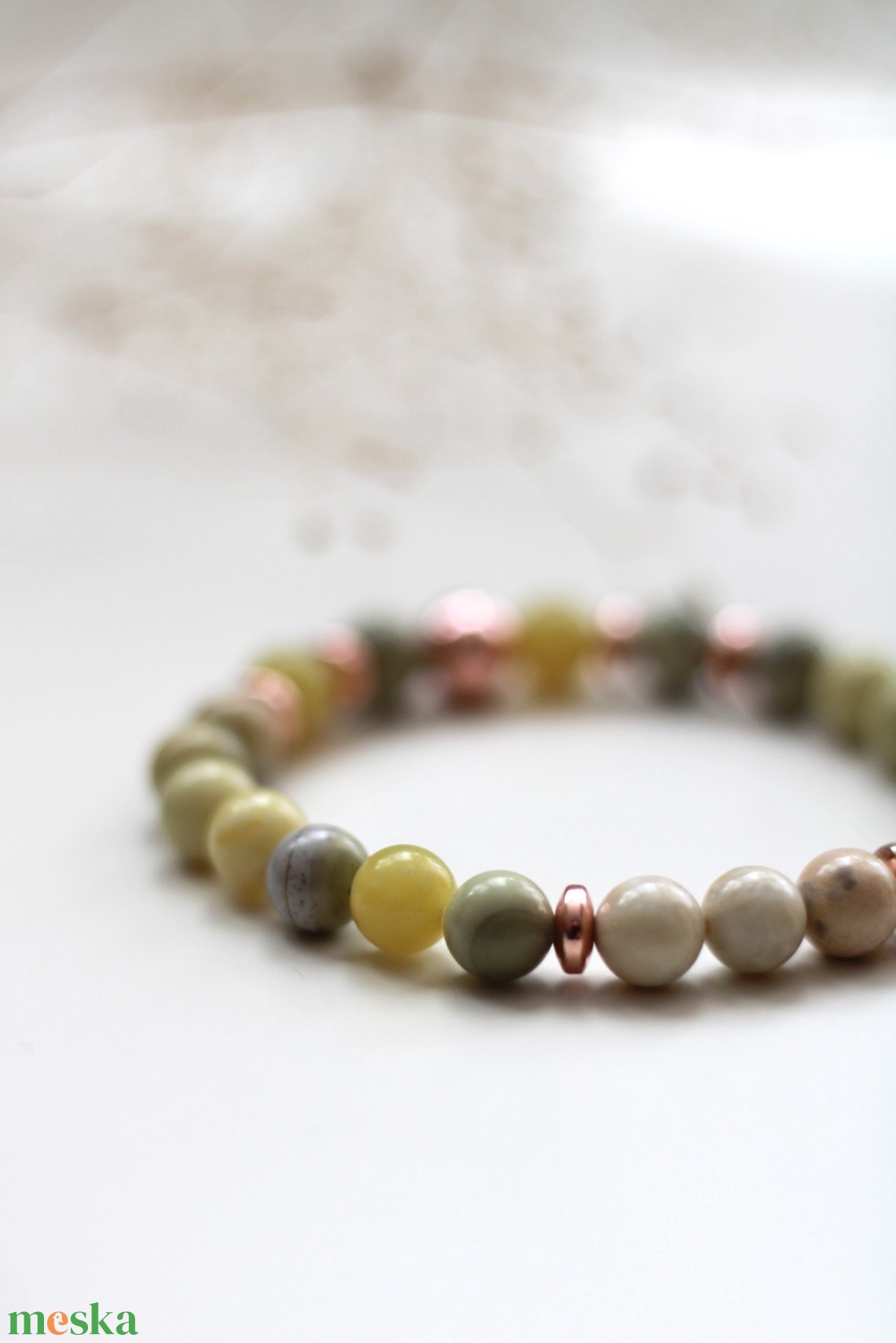 Egyensúly karkötő 8mm - ékszer - karkötő - ásványkarkötő - Meska.hu