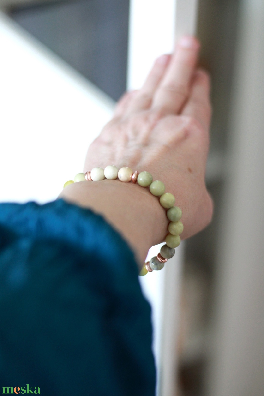 Egyensúly karkötő 8mm - ékszer - karkötő - ásványkarkötő - Meska.hu