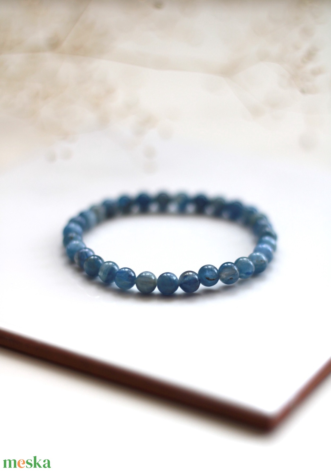 Kianit nyugalom karkötő 6mm - ékszer - karkötő - ásványkarkötő - Meska.hu