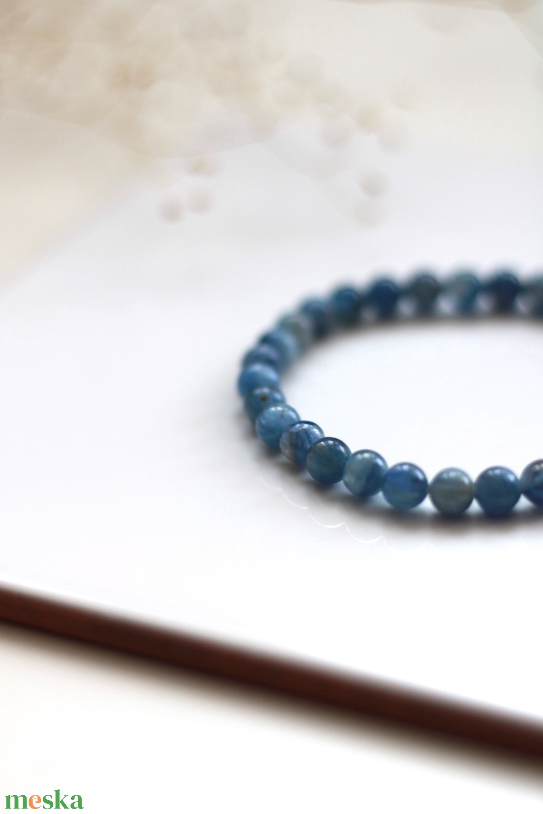 Kianit nyugalom karkötő 6mm - ékszer - karkötő - ásványkarkötő - Meska.hu