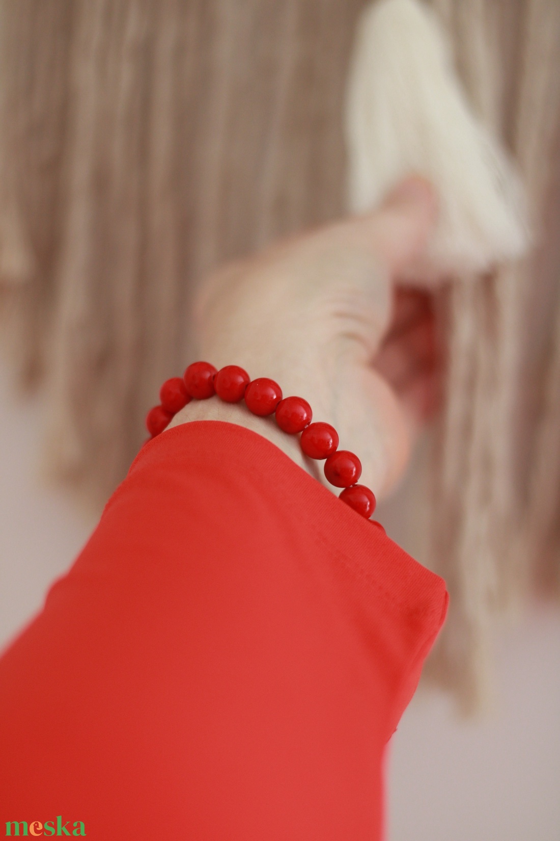 Föld ereje jáspis karkötő - ékszer - karkötő - gyöngyös karkötő - Meska.hu