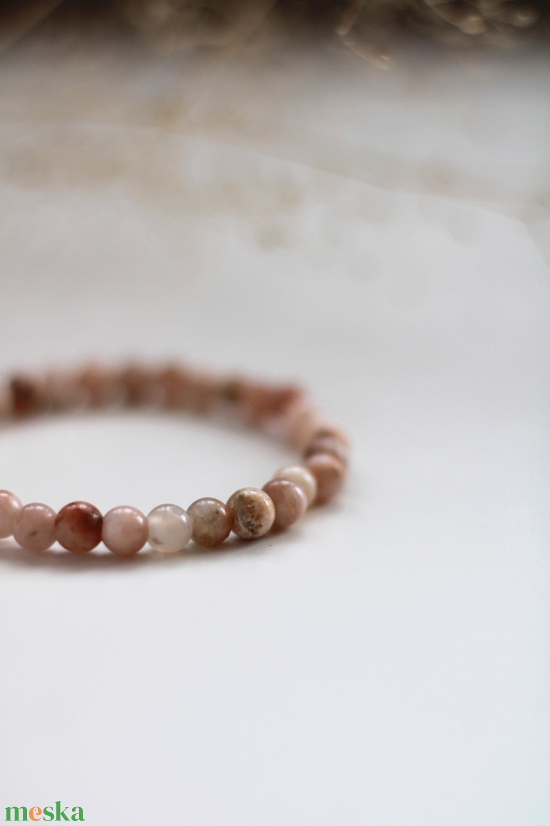 Védelmező napkő karkötő - ékszer - karkötő - gyöngyös karkötő - Meska.hu