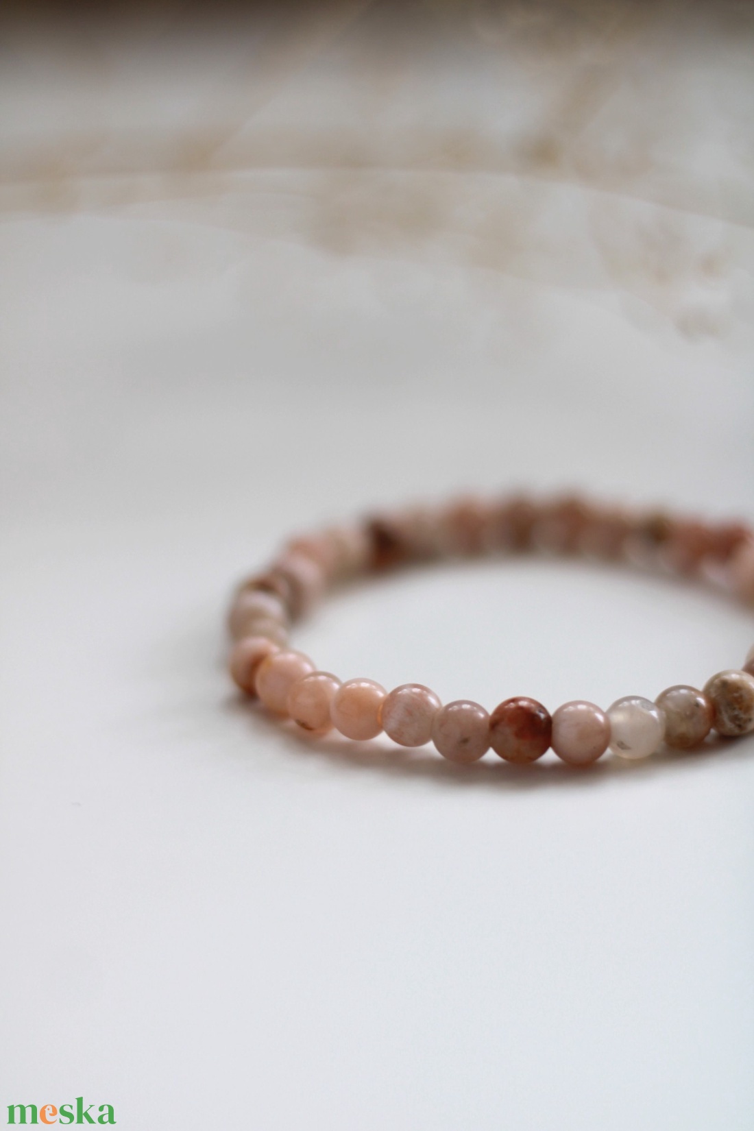Védelmező napkő karkötő - ékszer - karkötő - gyöngyös karkötő - Meska.hu