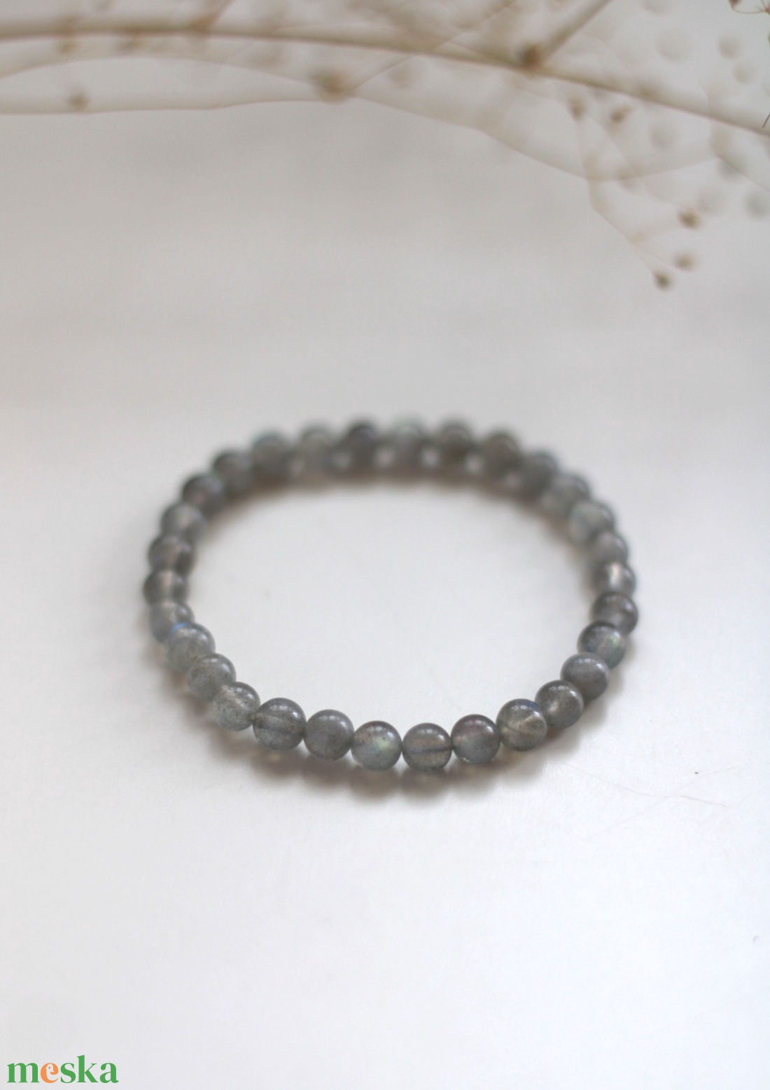 Védelmező labradorit karkötő - ékszer - karkötő - gyöngyös karkötő - Meska.hu