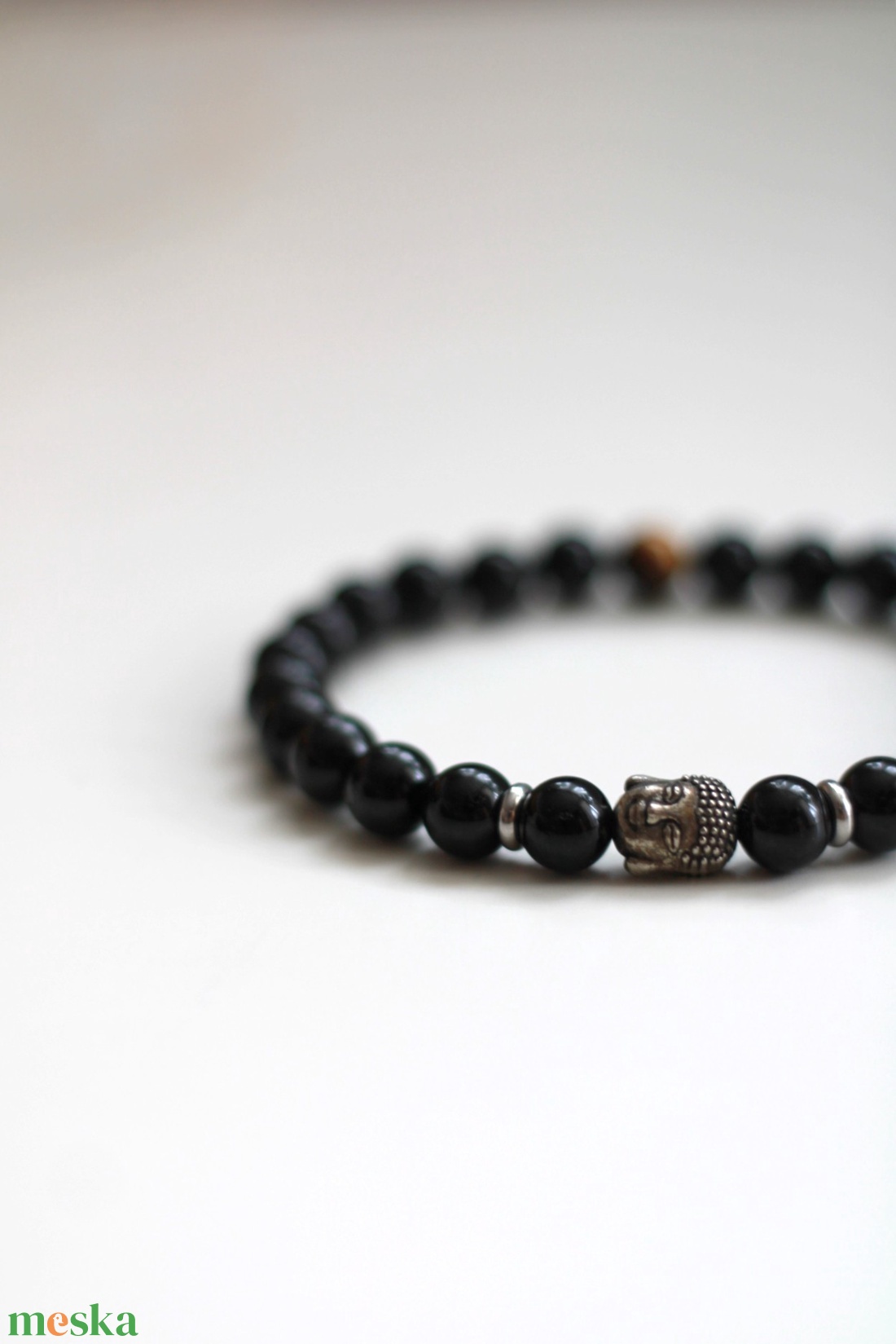 Védelmező férfi ásvány karkötő - ékszer - karkötő - ásványkarkötő - Meska.hu