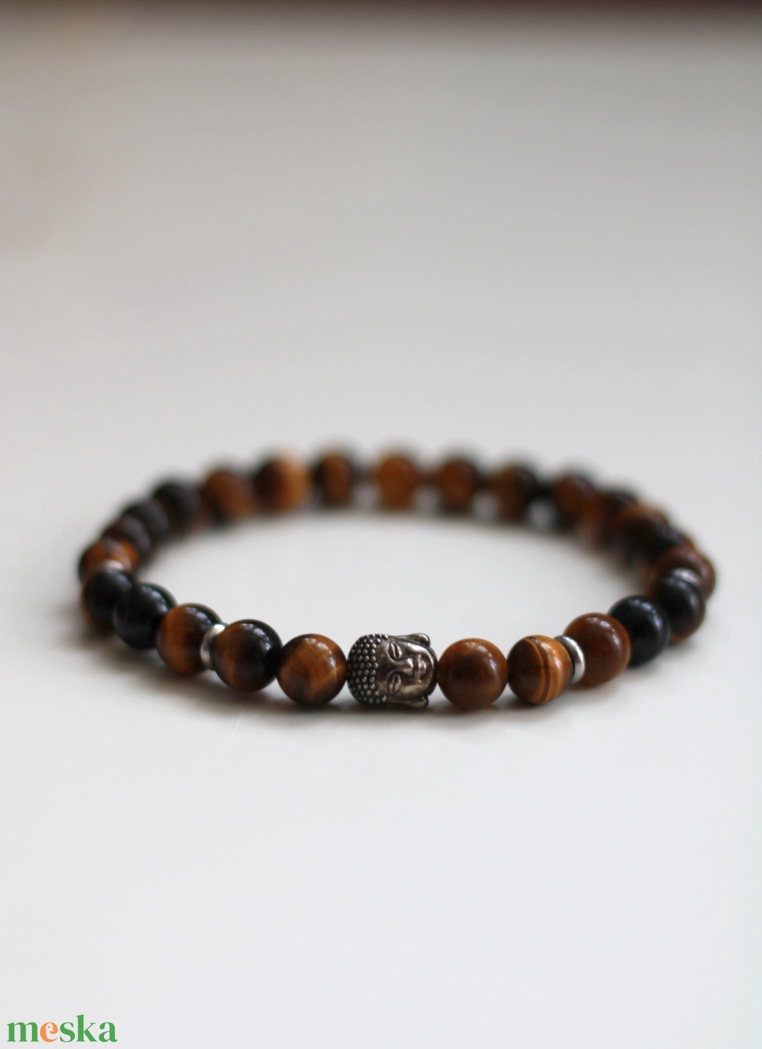 Belső erő férfi ásvány karkötő - ékszer - karkötő - ásványkarkötő - Meska.hu