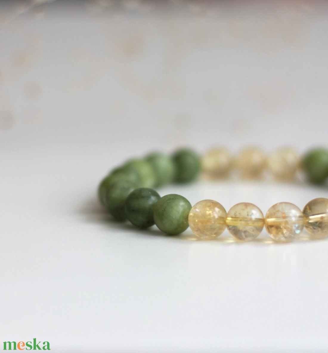 Női erő, öröm és bőség ásvány karkötő - ékszer - karkötő - ásványkarkötő - Meska.hu