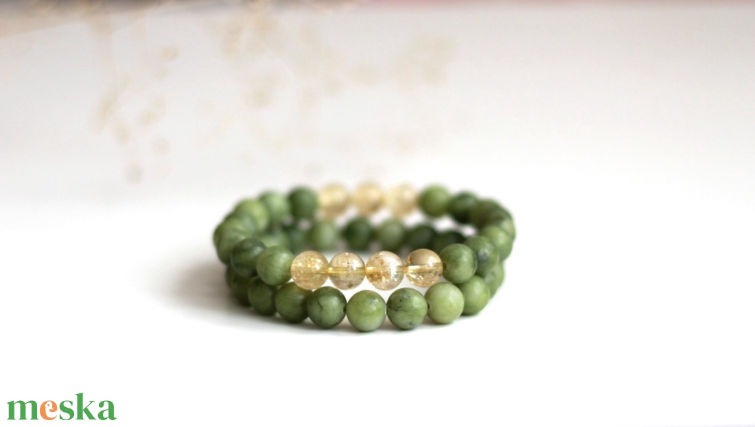 Női erő, öröm és bőség ásvány karkötő - ékszer - karkötő - ásványkarkötő - Meska.hu