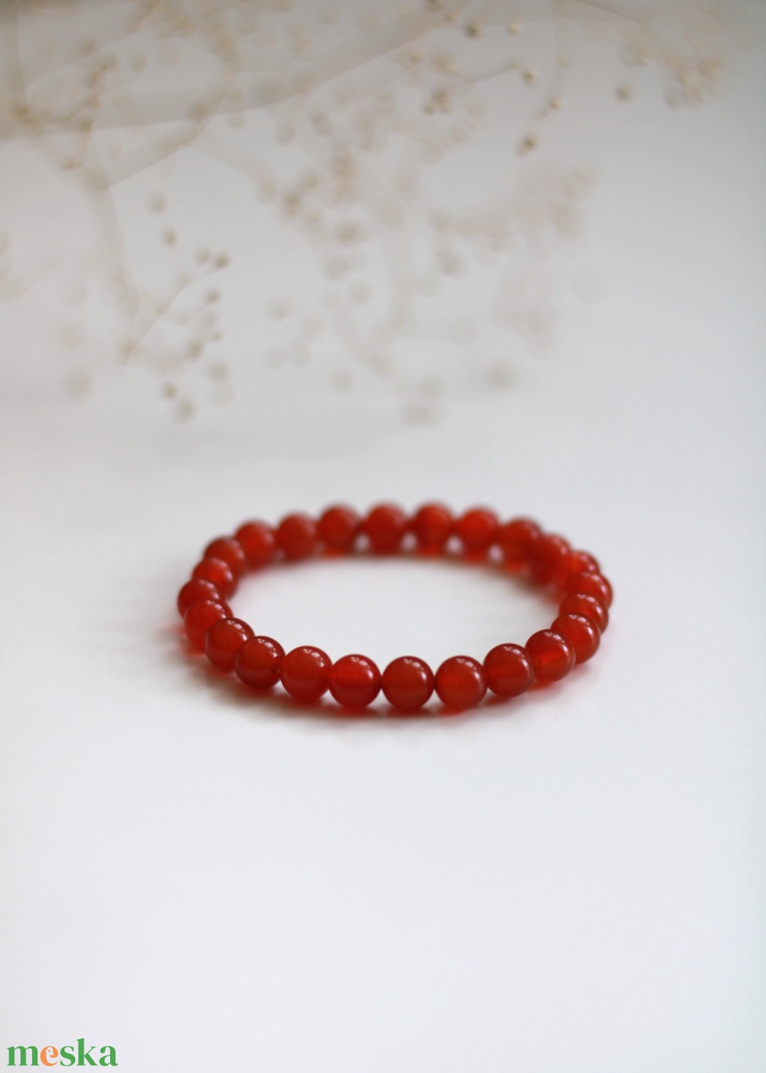 Vitalitás és belső tűz karneol ásvány karkötő - ékszer - karkötő - ásványkarkötő - Meska.hu