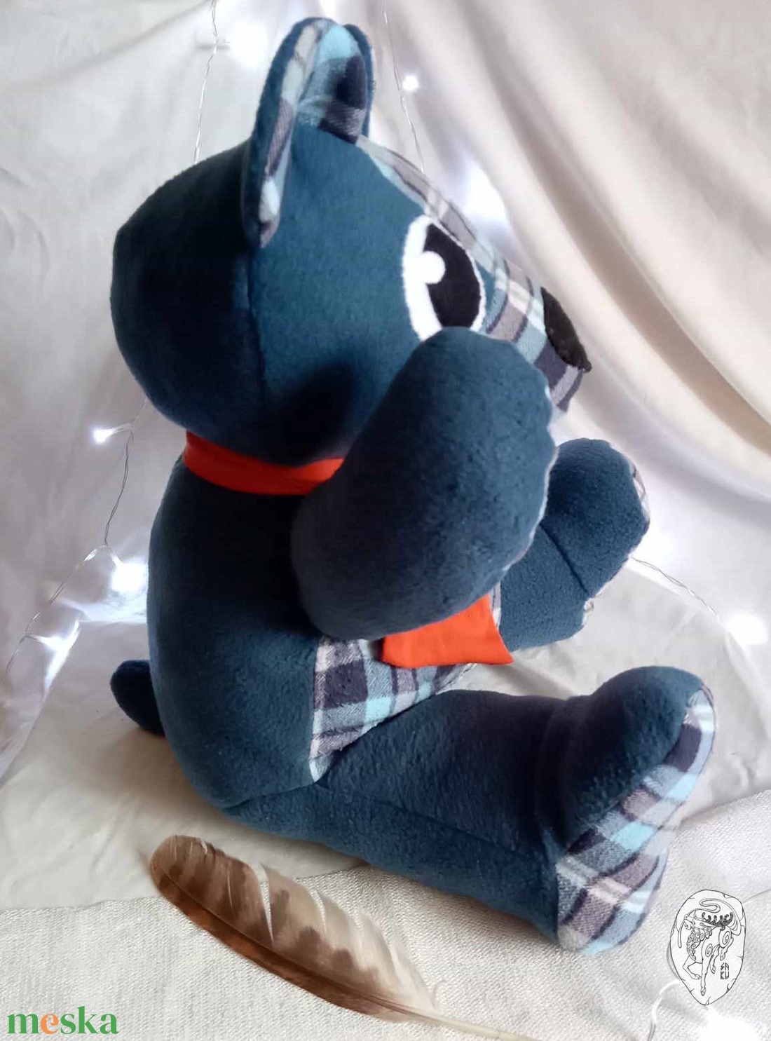 Nagy kék maci - játék & sport - plüssállat & játékfigura - maci - Meska.hu