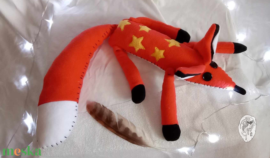 Kis herceg rókakoma - játék & sport - plüssállat & játékfigura - róka - Meska.hu