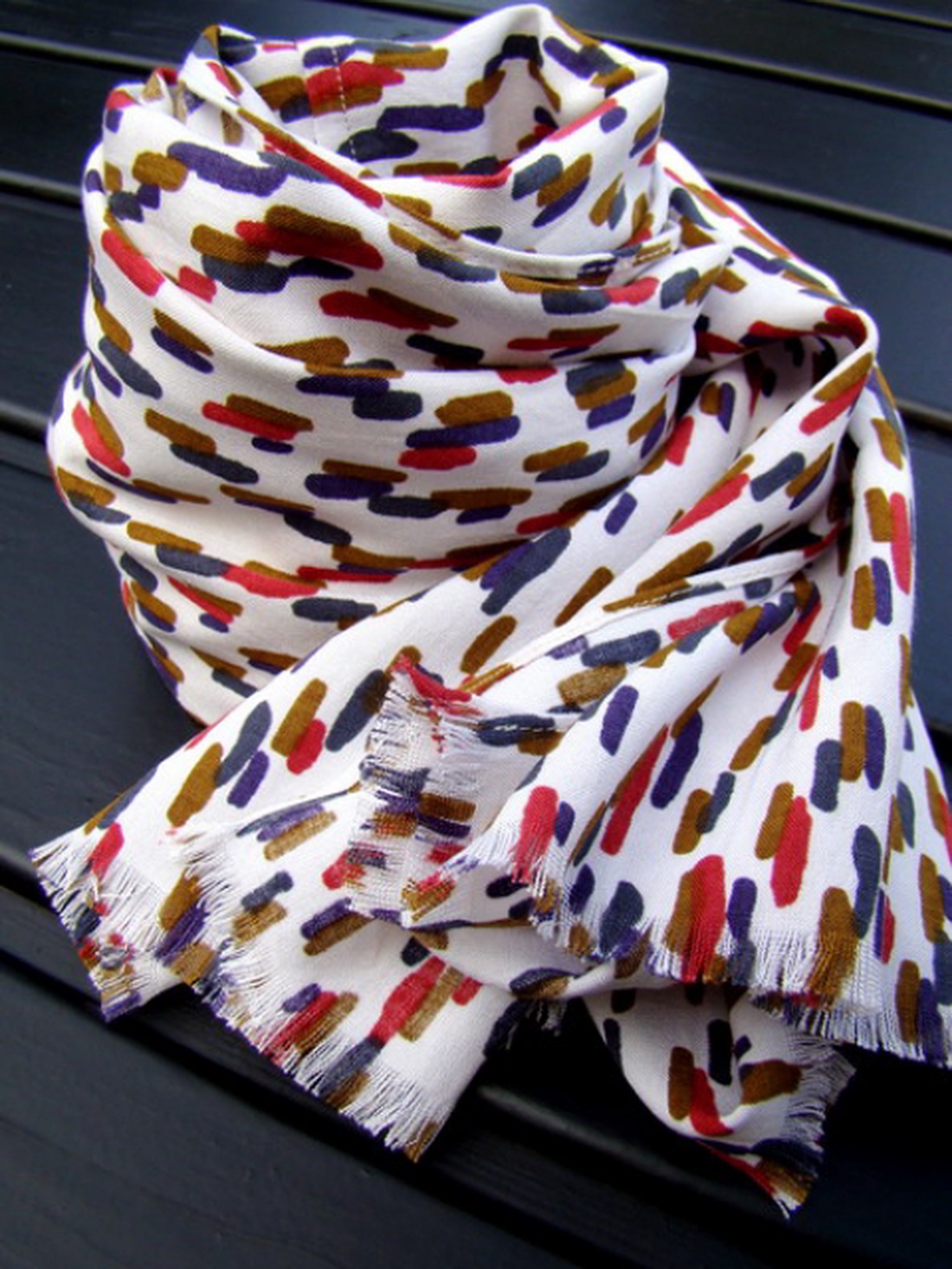 Színes pálcikák sál -  - Meska.hu