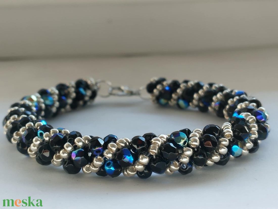 Black-Blue spirál -  - Meska.hu