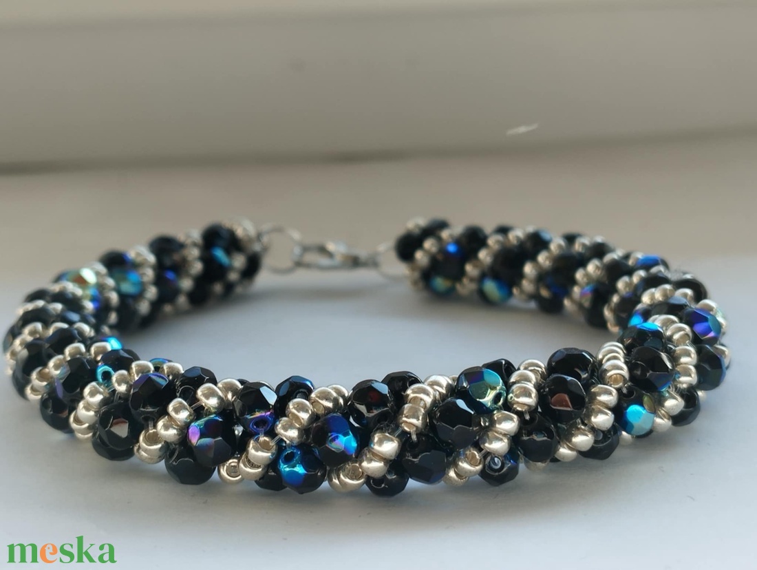 Black-Blue spirál -  - Meska.hu