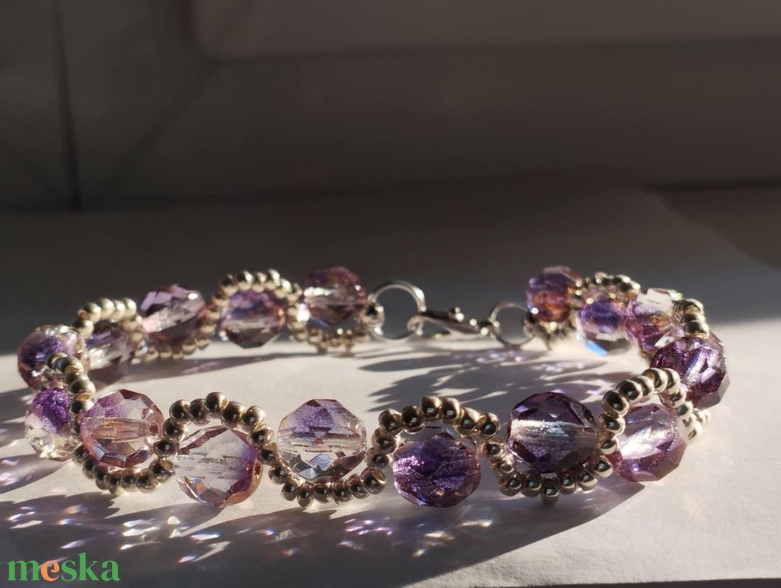 Lille - ékszer - karkötő - gyöngyös karkötő - Meska.hu