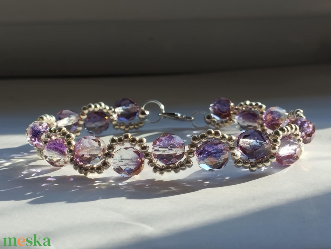 Lille - ékszer - karkötő - gyöngyös karkötő - Meska.hu