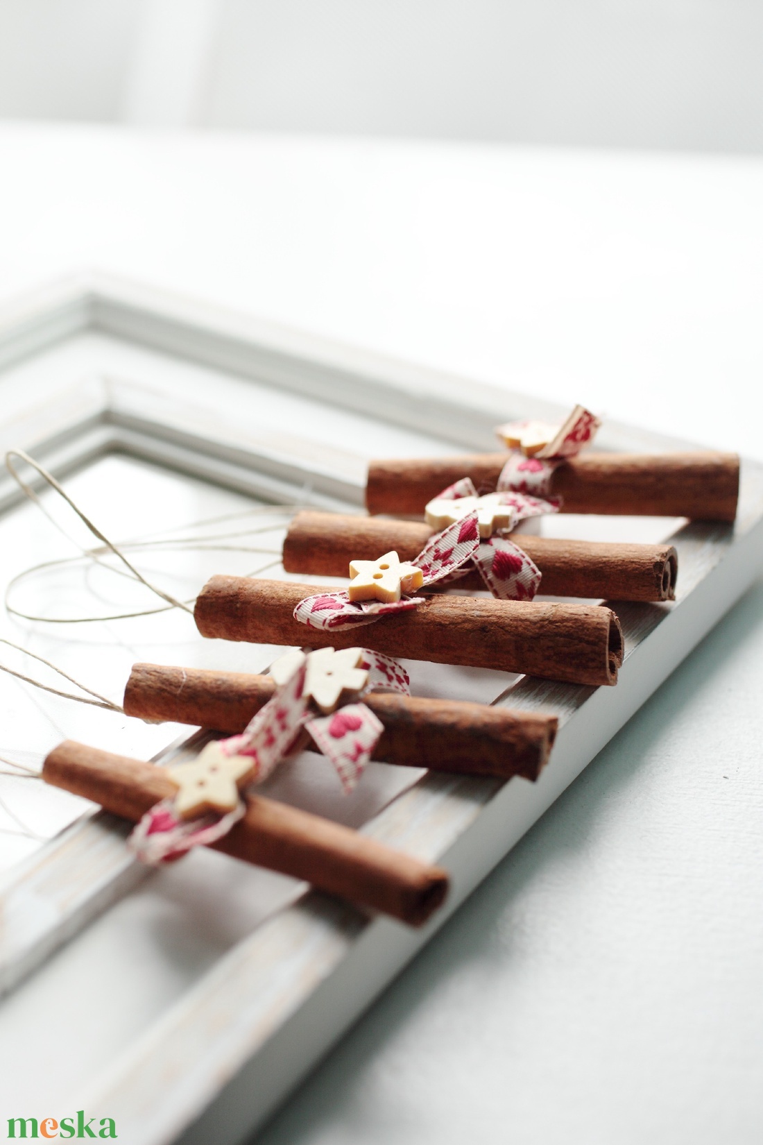 Karácsonyi fahéj díszek - karácsony - karácsonyi lakásdekoráció - karácsonyfadíszek - Meska.hu