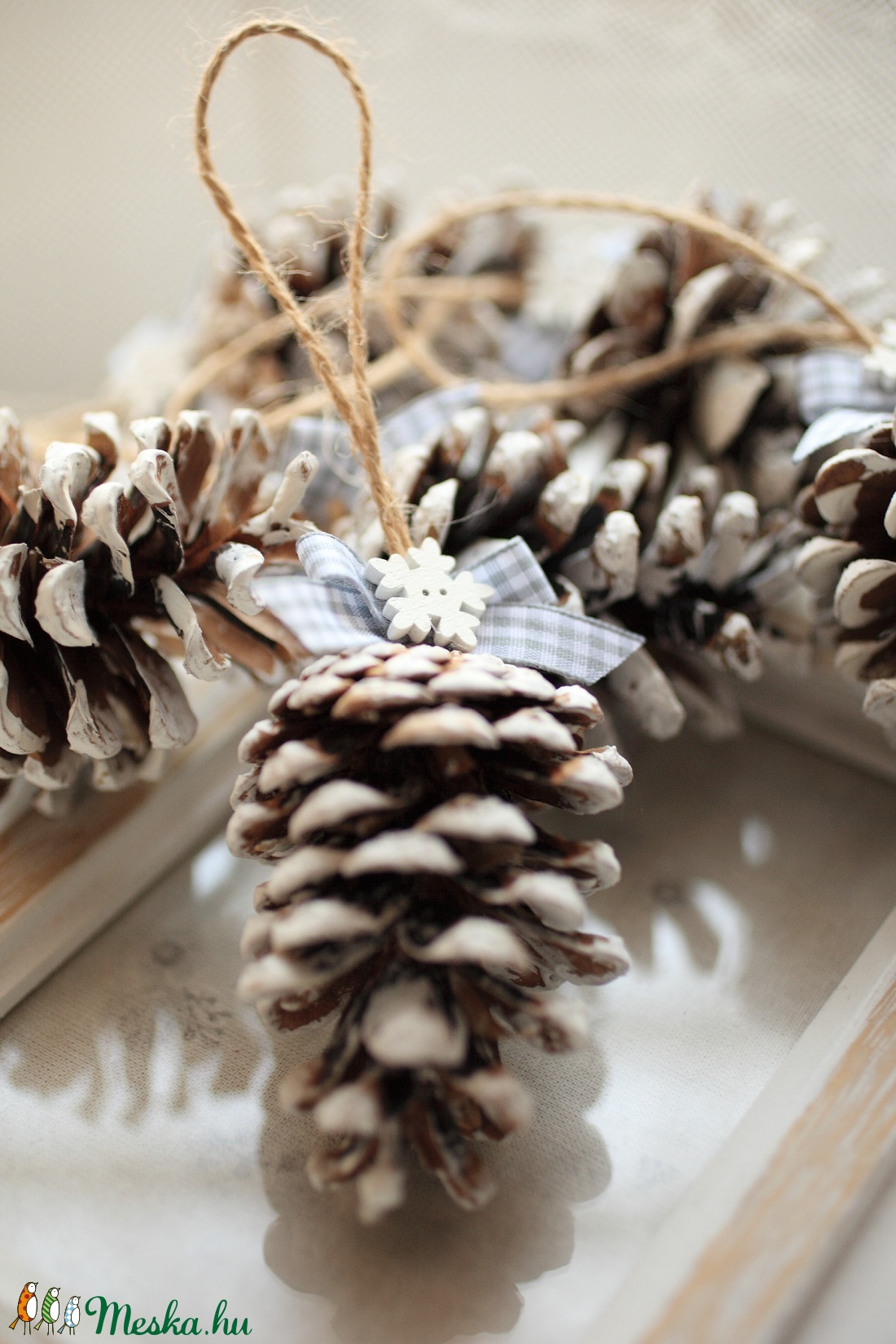 Karácsonyi toboz díszek -  - Meska.hu