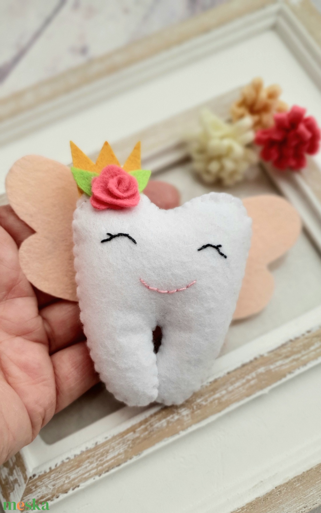 Fogtündér, filc, ajándék - játék & sport - baba & babaház - baba - Meska.hu