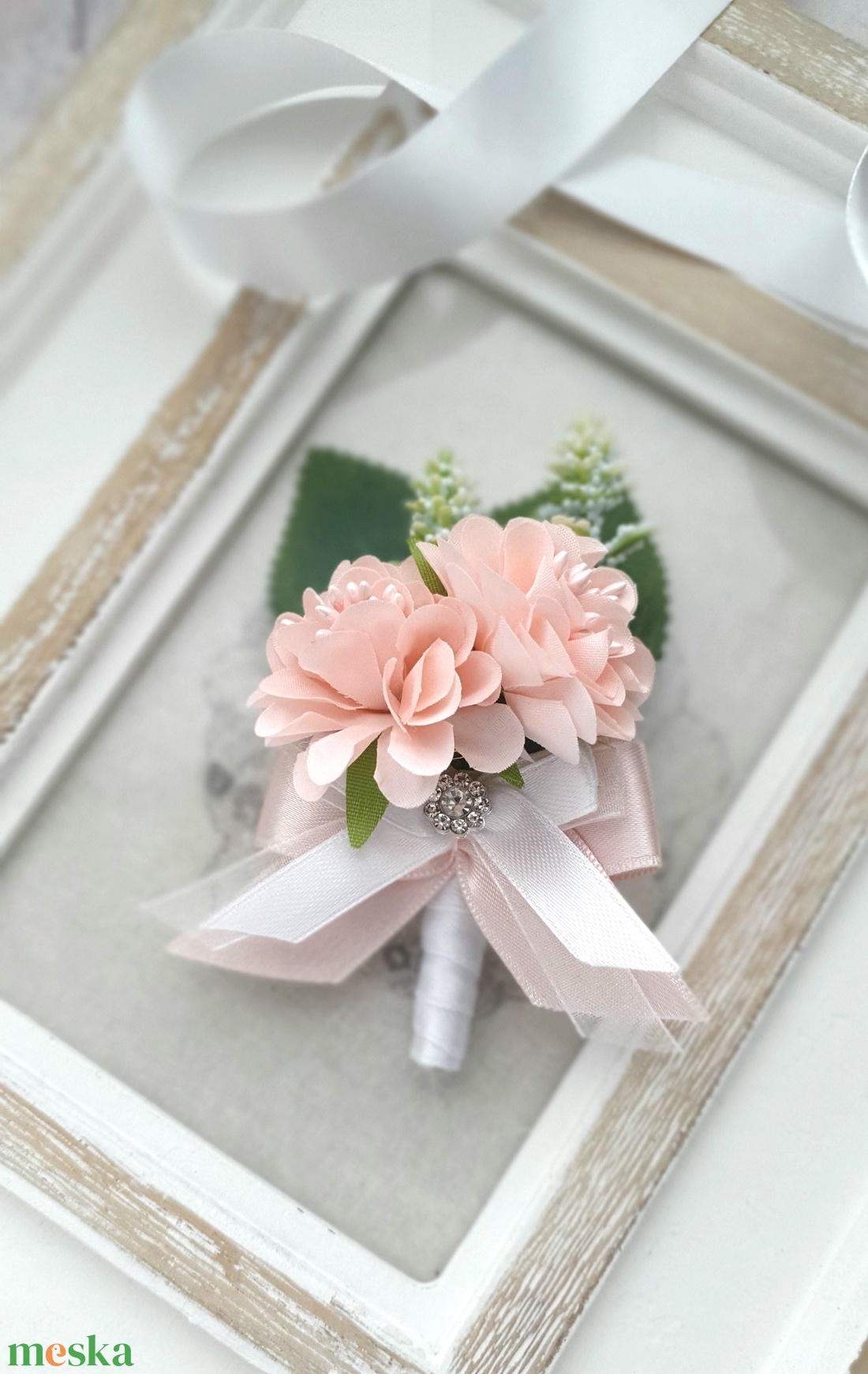 Kitűző vőlegényeknek PINKY - esküvő - kiegészítők - kitűző - Meska.hu