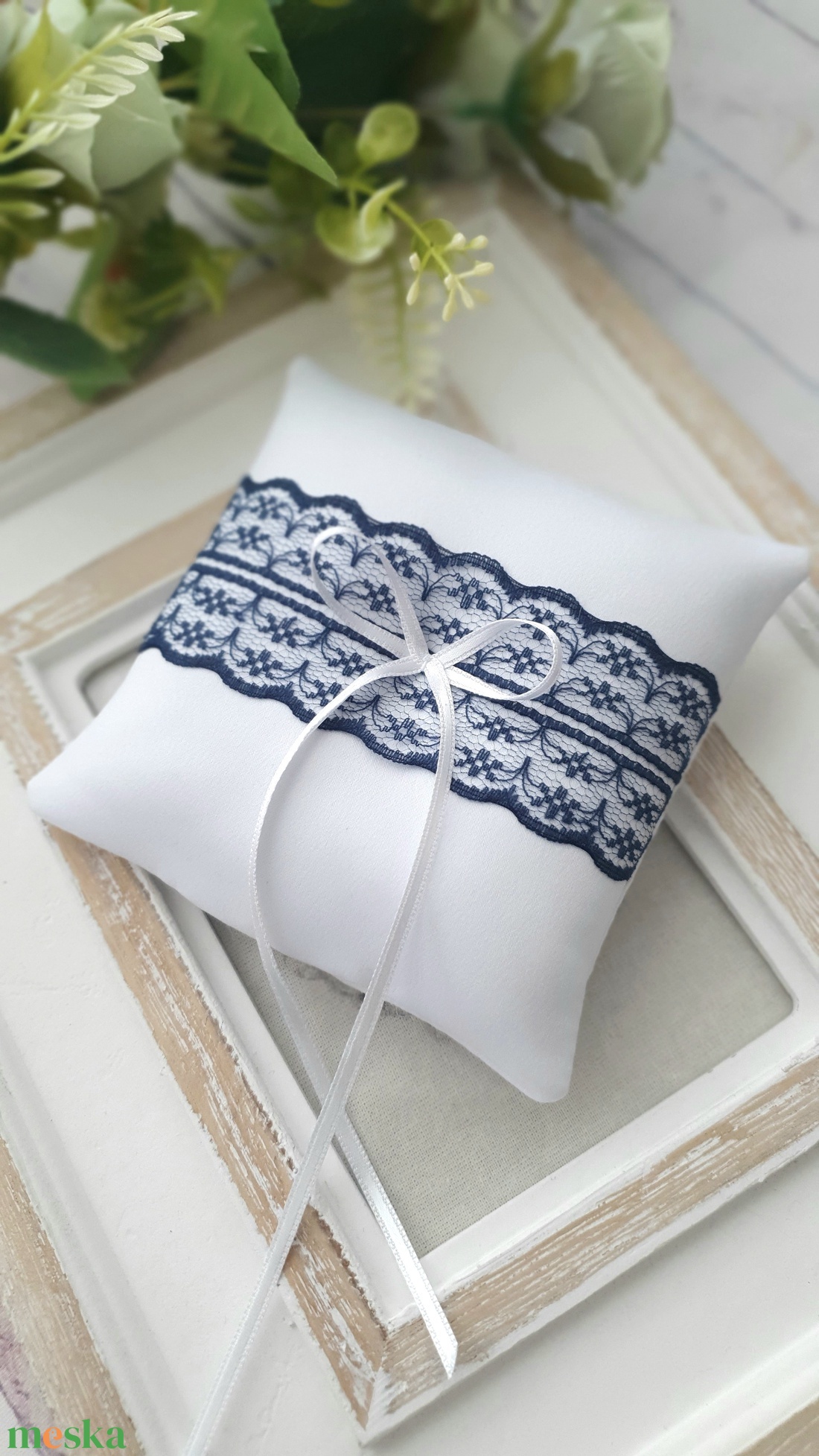 Gyűrűpárna NAVYBLUE - esküvő - kiegészítők - gyűrűtartó & gyűrűpárna - Meska.hu Gyűrűpárna NAVYBLUE - esküvő - kiegészítők - gyűrűtartó & gyűrűpárna - Meska.hu