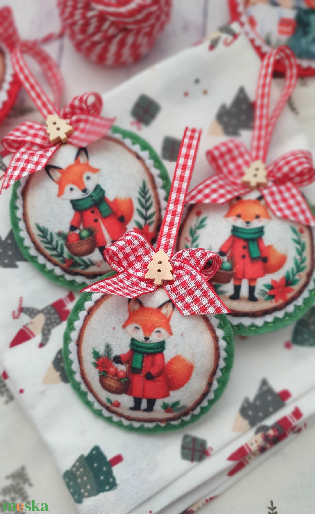 Bababarát karácsonyi filc díszek, erdei állatos - karácsony - karácsonyi lakásdekoráció - karácsonyfadíszek - Meska.hu Bababarát karácsonyi filc díszek, erdei állatos - karácsony - karácsonyi lakásdekoráció - karácsonyfadíszek - Meska.hu