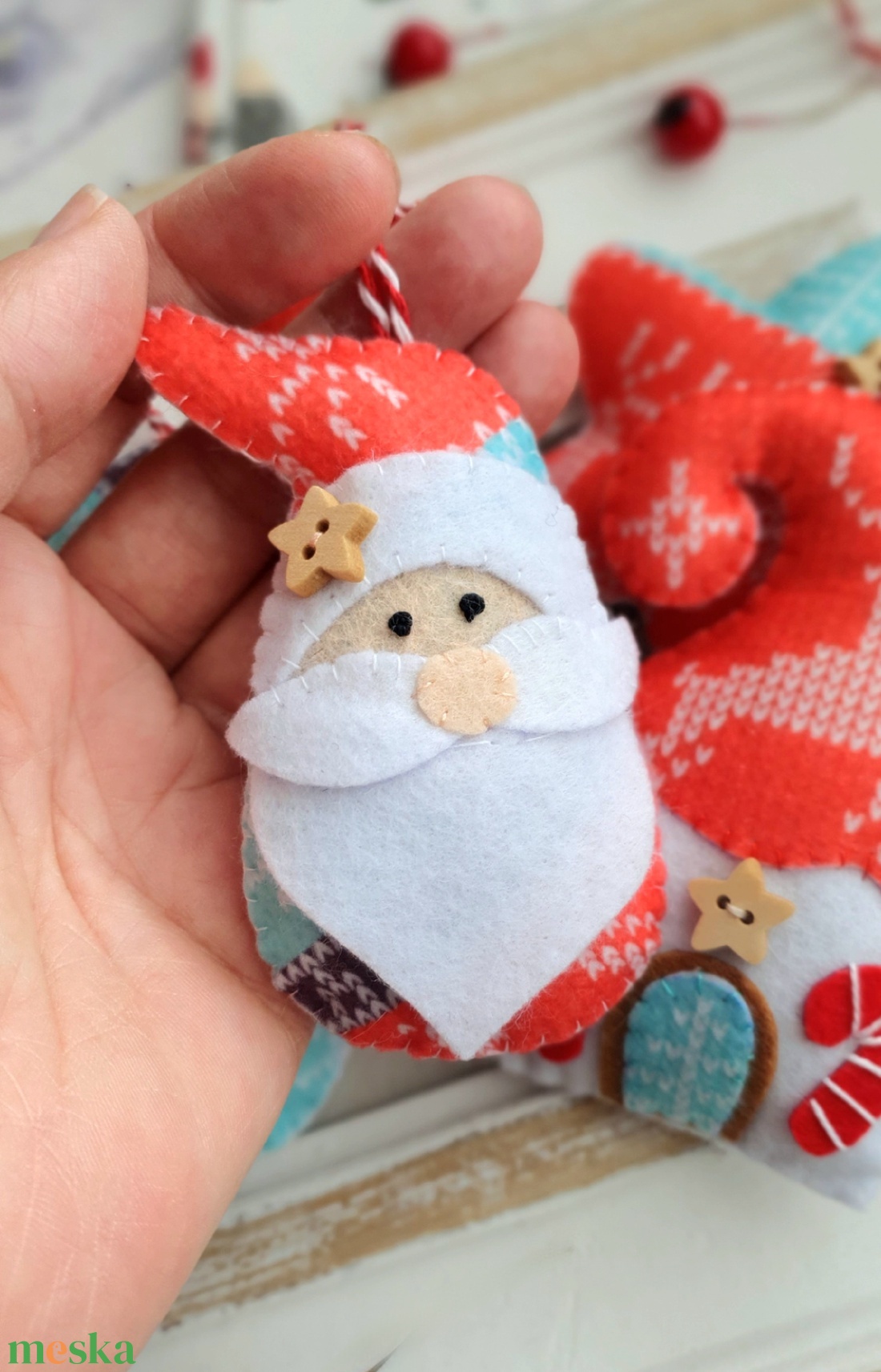Bababarát karácsonyi filc díszek, mikulás, házikó, norvégmintás, skandináv, - karácsony - karácsonyi lakásdekoráció - karácsonyfadíszek - Meska.hu Bababarát karácsonyi filc díszek, mikulás, házikó, norvégmintás, skandináv, - karácsony - karácsonyi lakásdekoráció - karácsonyfadíszek - Meska.hu
