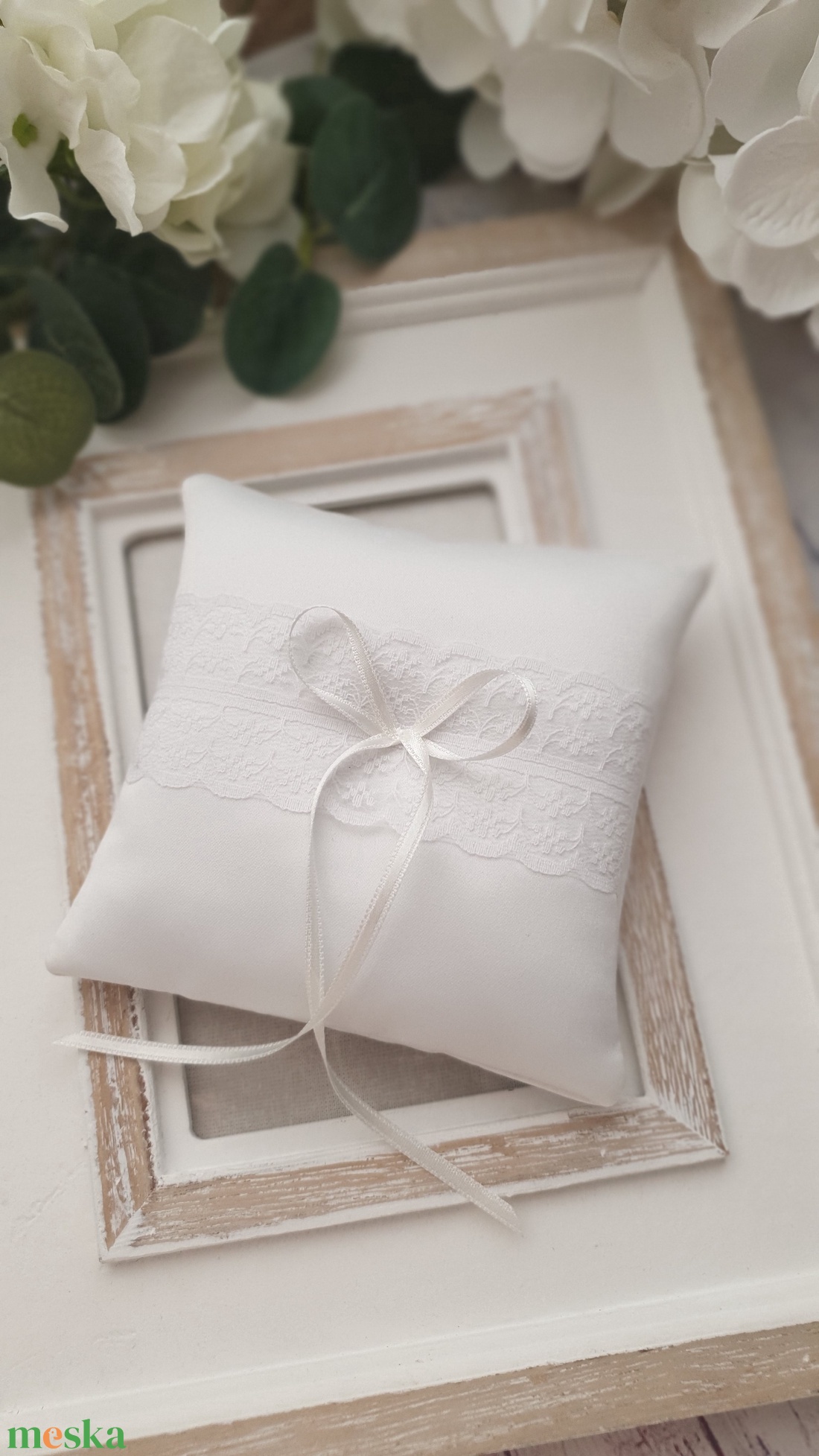 Gyűrűpárna ADELIDE - esküvő - kiegészítők - gyűrűtartó & gyűrűpárna - Meska.hu