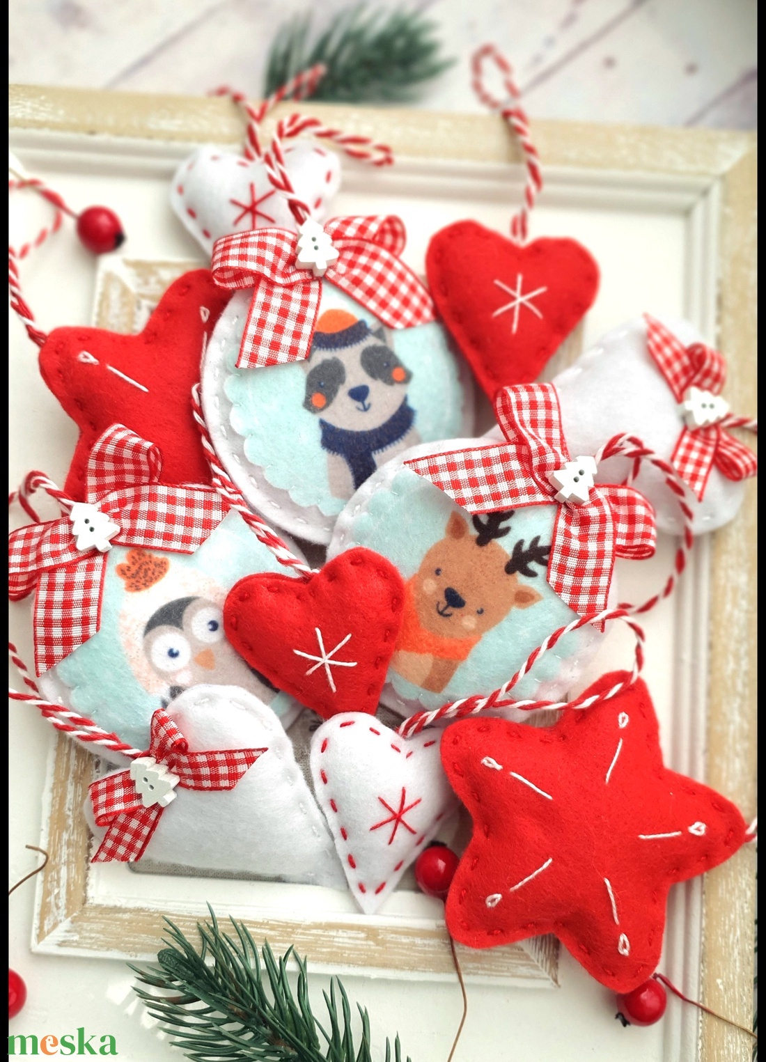 Bababarát karácsonyi filc díszek, mikulás, házikó, norvégmintás, skandináv,  - karácsony - karácsonyi lakásdekoráció - karácsonyfadíszek - Meska.hu Bababarát karácsonyi filc díszek, mikulás, házikó, norvégmintás, skandináv,  - karácsony - karácsonyi lakásdekoráció - karácsonyfadíszek - Meska.hu