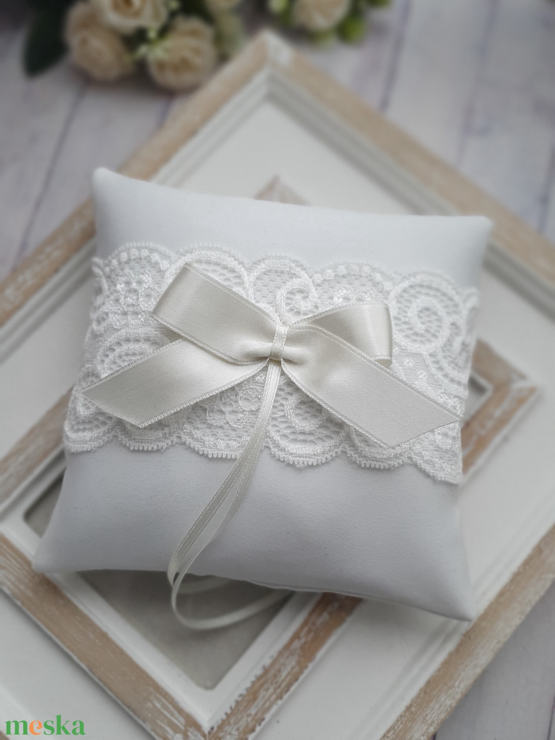 Gyűrűpárna AMBER - esküvő - kiegészítők - gyűrűtartó & gyűrűpárna - Meska.hu