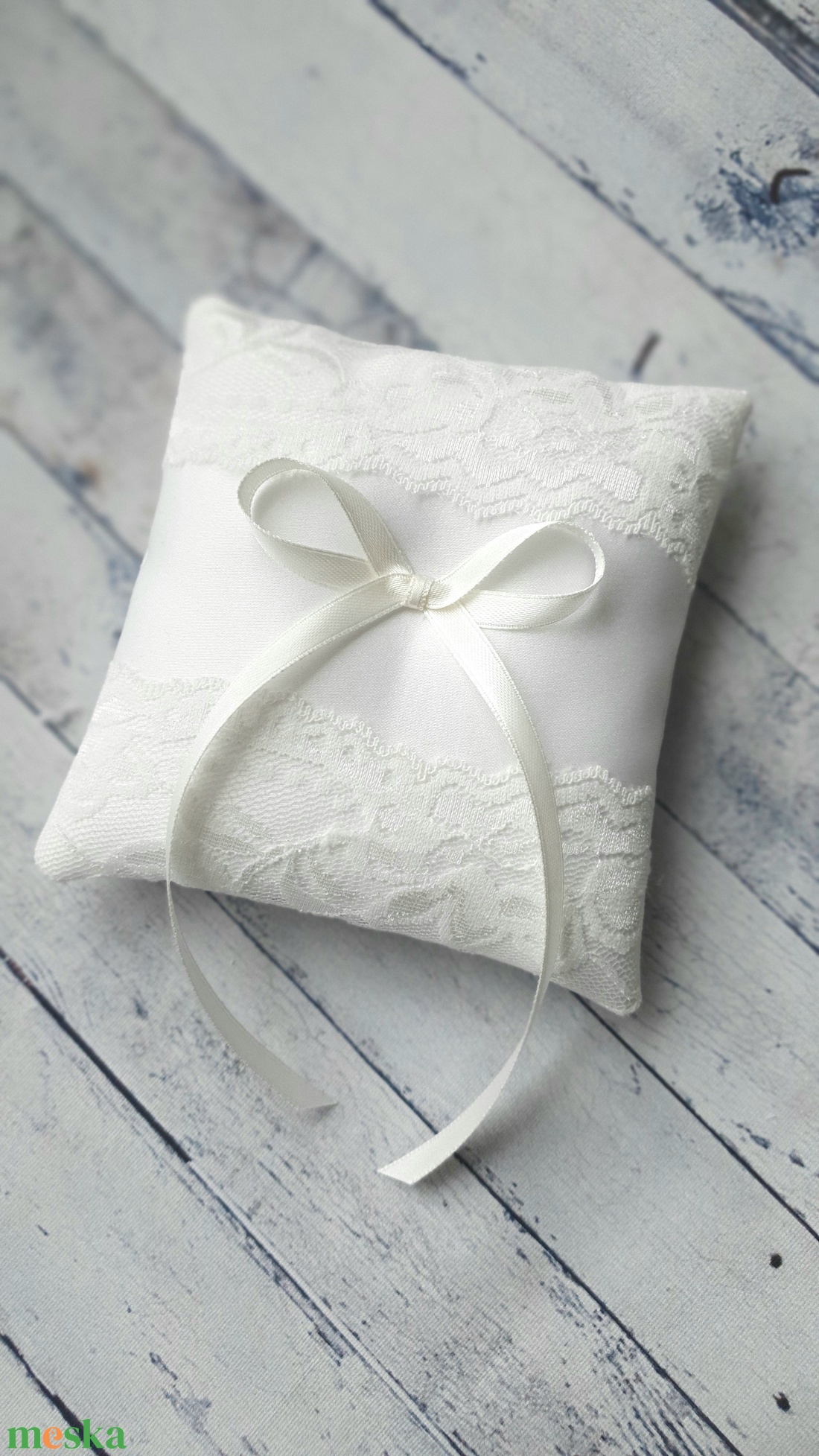 Gyűrűpárna JOSEPHINE, gyűrűtartó, menyasszony, esküvő - esküvő - kiegészítők - gyűrűtartó & gyűrűpárna - Meska.hu