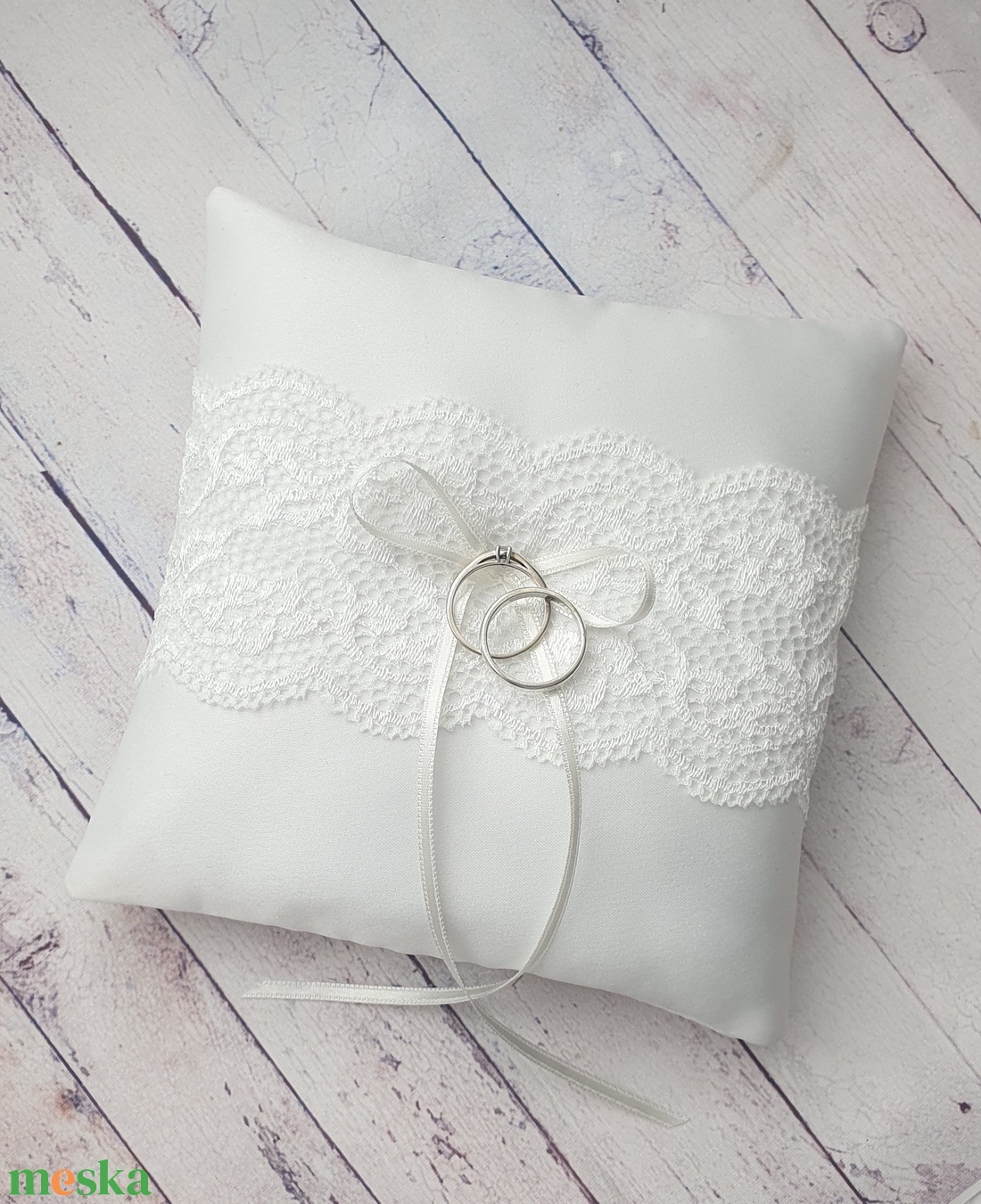 Gyűrűpárna AMBER, gyűrűtartó, menyasszony, esküvő - esküvő - kiegészítők - gyűrűtartó & gyűrűpárna - Meska.hu