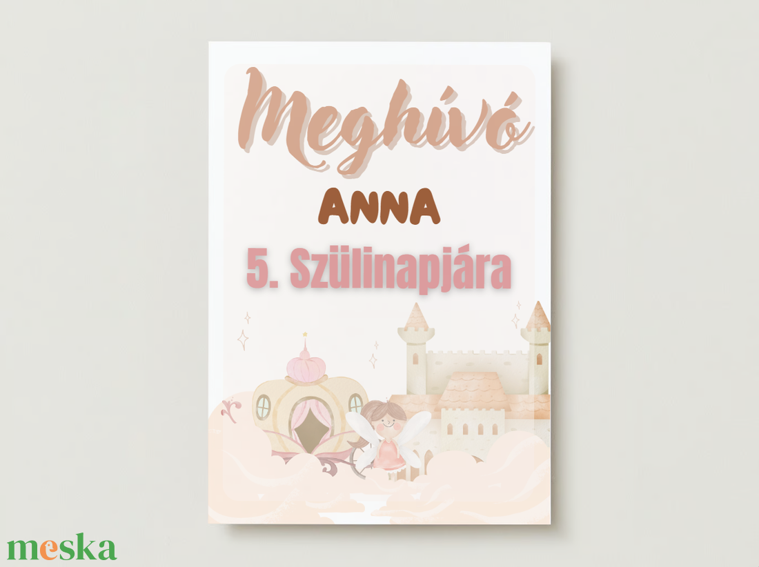 Születésnapi királylányos meghívó - otthon & életmód - papír, írószer - ajándékozás kellékei - meghívó - Meska.hu Születésnapi királylányos meghívó - otthon & életmód - papír, írószer - ajándékozás kellékei - meghívó - Meska.hu