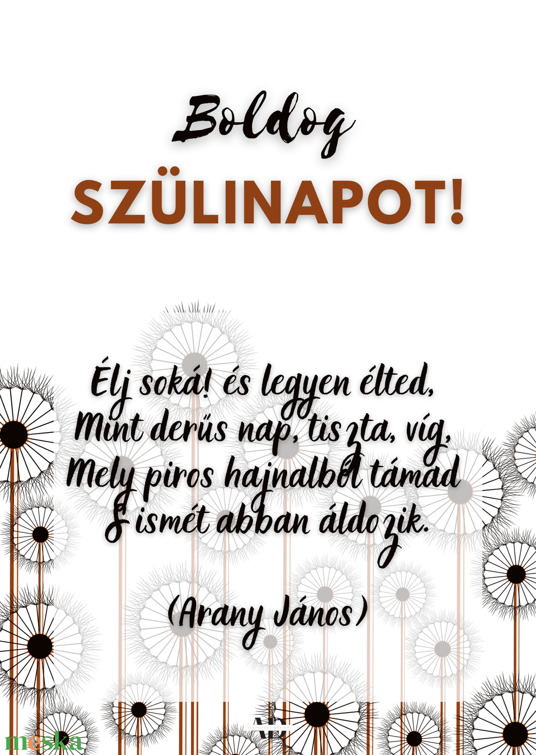 Születésnapi üdvözlőkártya - pitypang - otthon & életmód - papír, írószer - ajándékozás kellékei - ajándékkísérő - Meska.hu Születésnapi üdvözlőkártya - pitypang - otthon & életmód - papír, írószer - ajándékozás kellékei - ajándékkísérő - Meska.hu