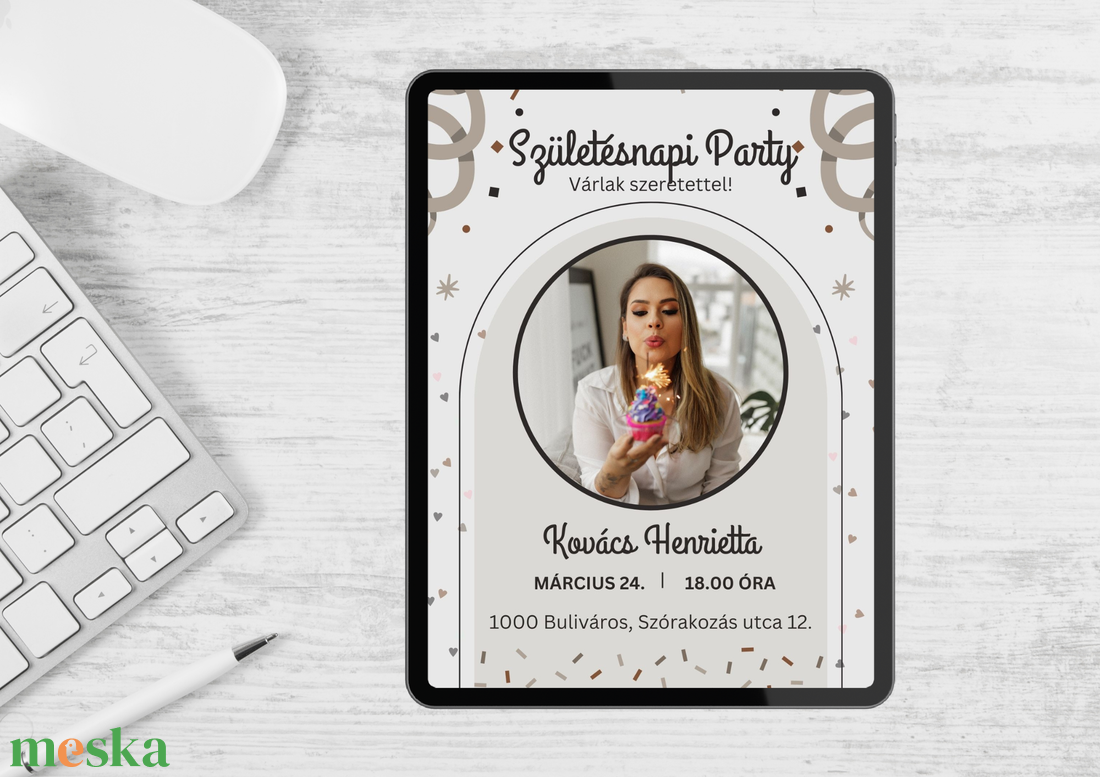 Születésnapi meghívó videó szürkés - művészet - grafika & illusztráció - digitális - Meska.hu Születésnapi meghívó videó szürkés - művészet - grafika & illusztráció - digitális - Meska.hu