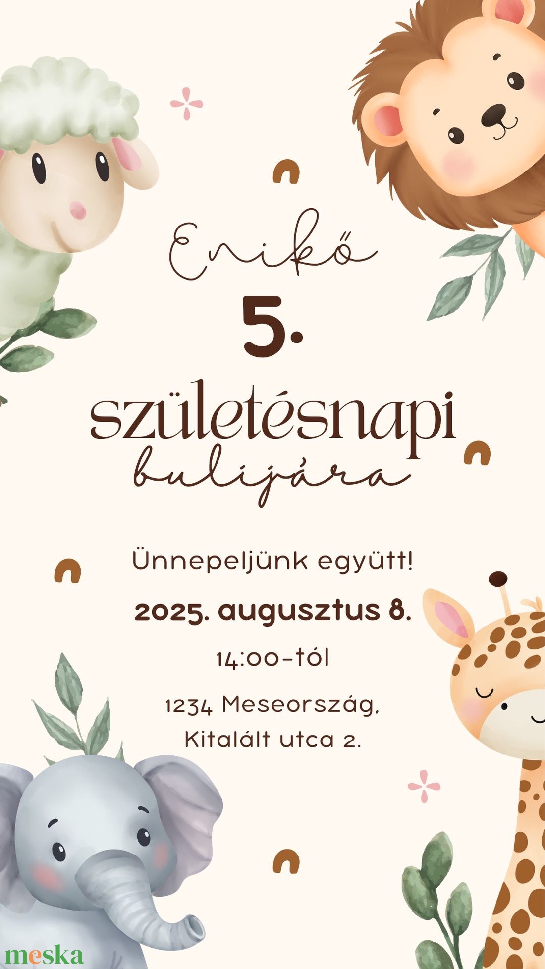 Születésnapi meghívó videó állatos - művészet - grafika & illusztráció - digitális - Meska.hu Születésnapi meghívó videó állatos - művészet - grafika & illusztráció - digitális - Meska.hu