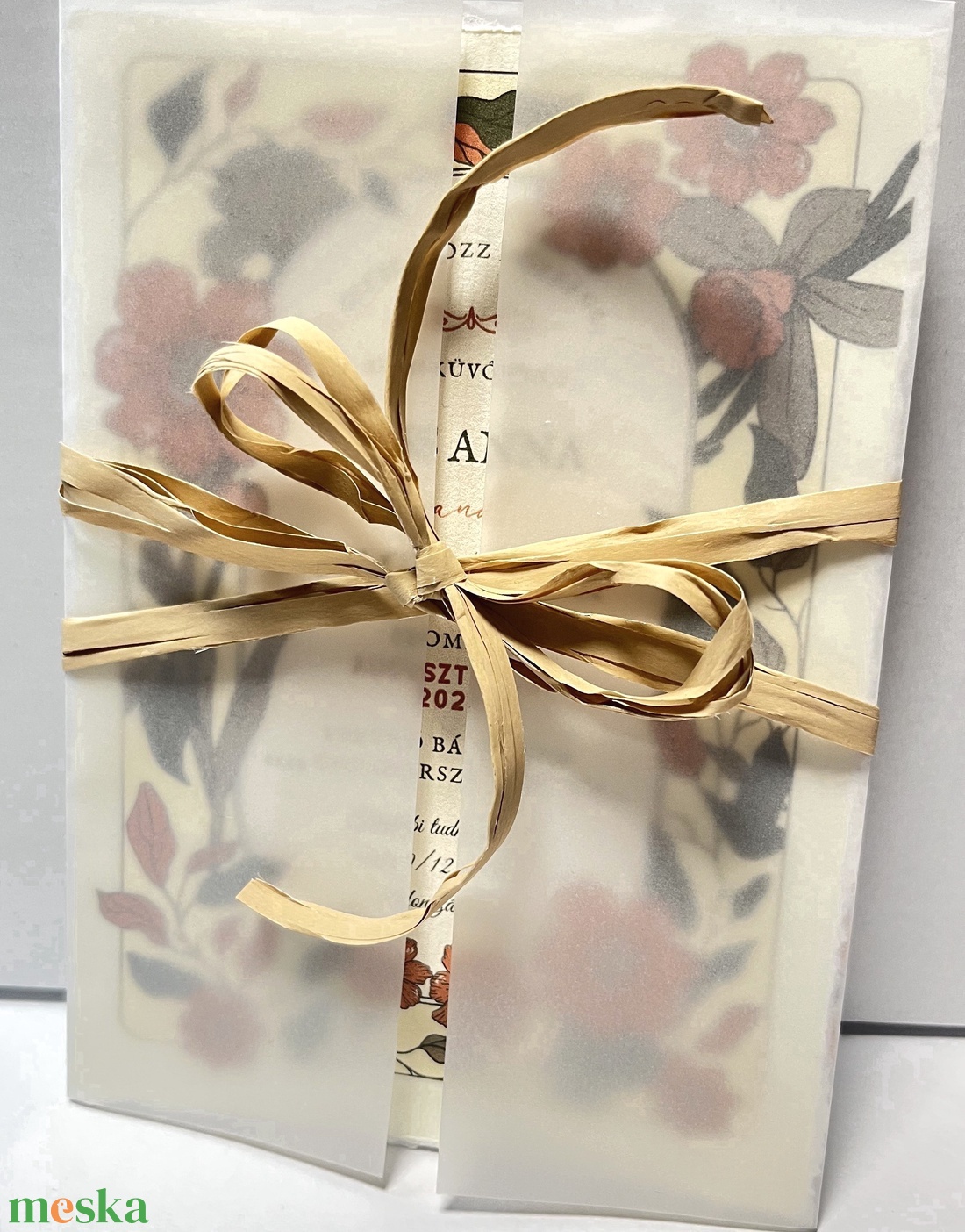 Egyedi, prémium esküvői meghívó - esküvő - meghívó & kártya - meghívó - Meska.hu