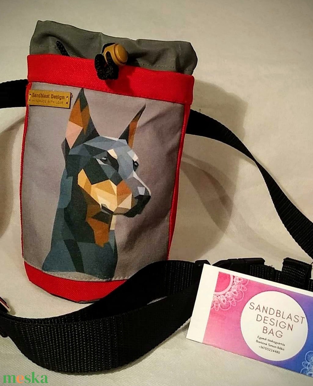 Jutalomfalat táska - Cordura kutyakiképző kiegészítő - táska & tok - övtáska - Meska.hu