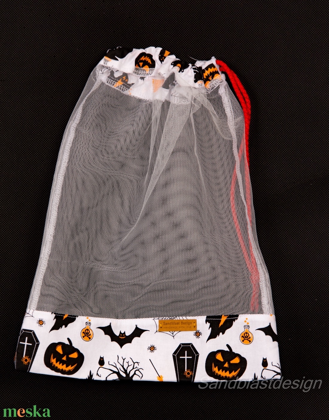 Halloween zero waste bevásárló háló és társai - diy (csináld magad) - egységcsomag - Meska.hu