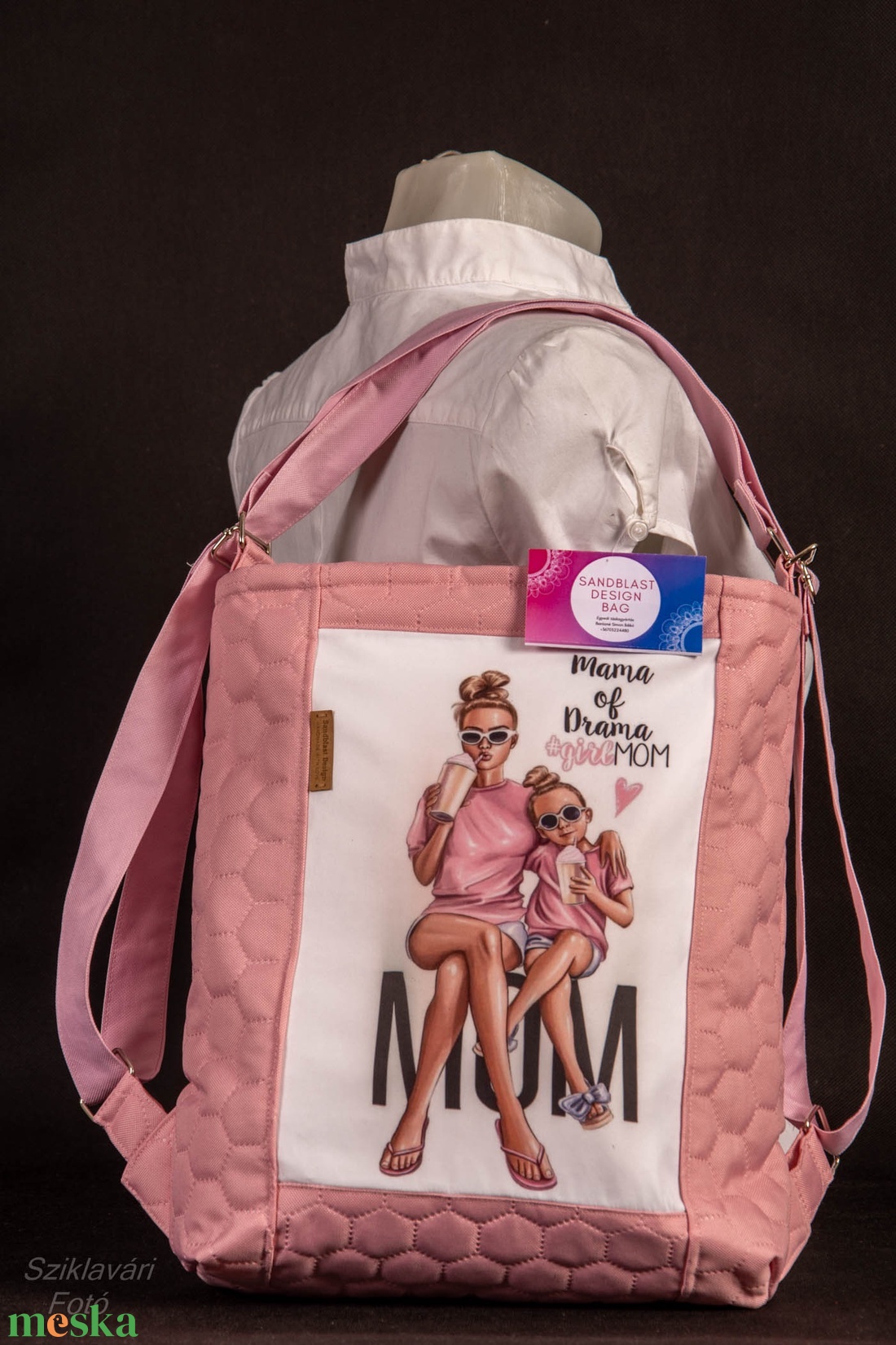 Anya-lánya variálható táska - táska & tok - kézitáska & válltáska - válltáska - Meska.hu