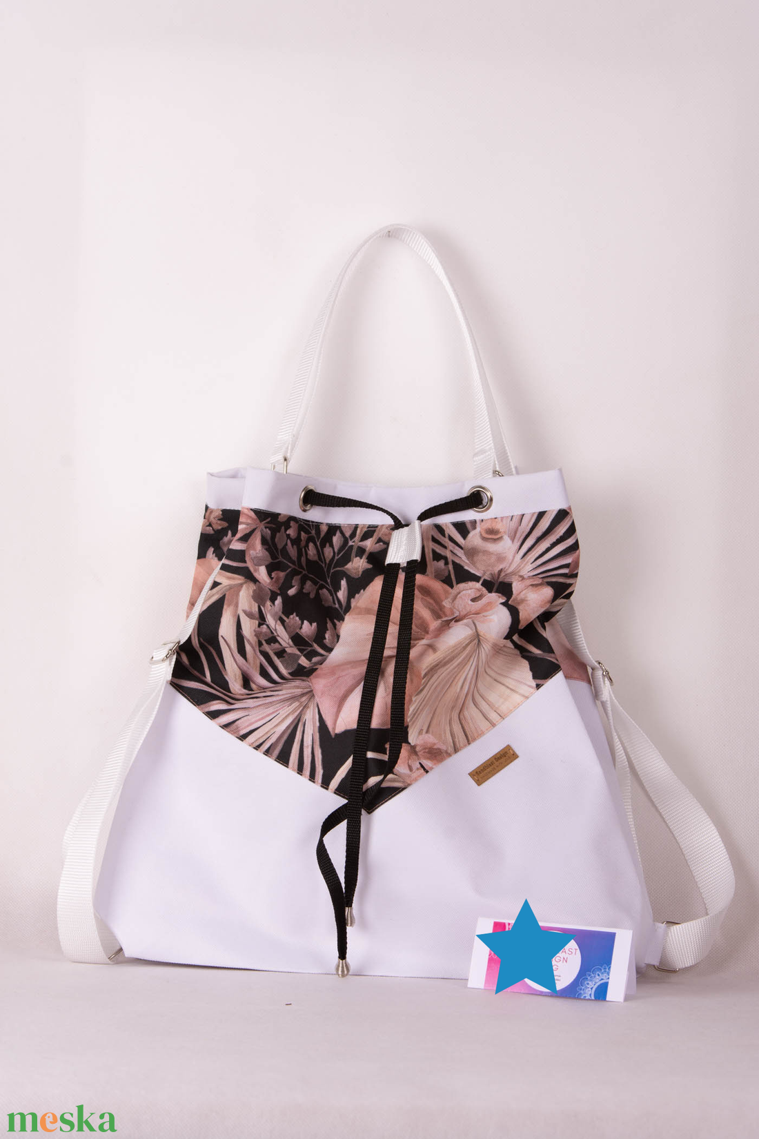 Variálható Design Táska, Mákvirág shopper bag - táska & tok - variálható táska - Meska.hu