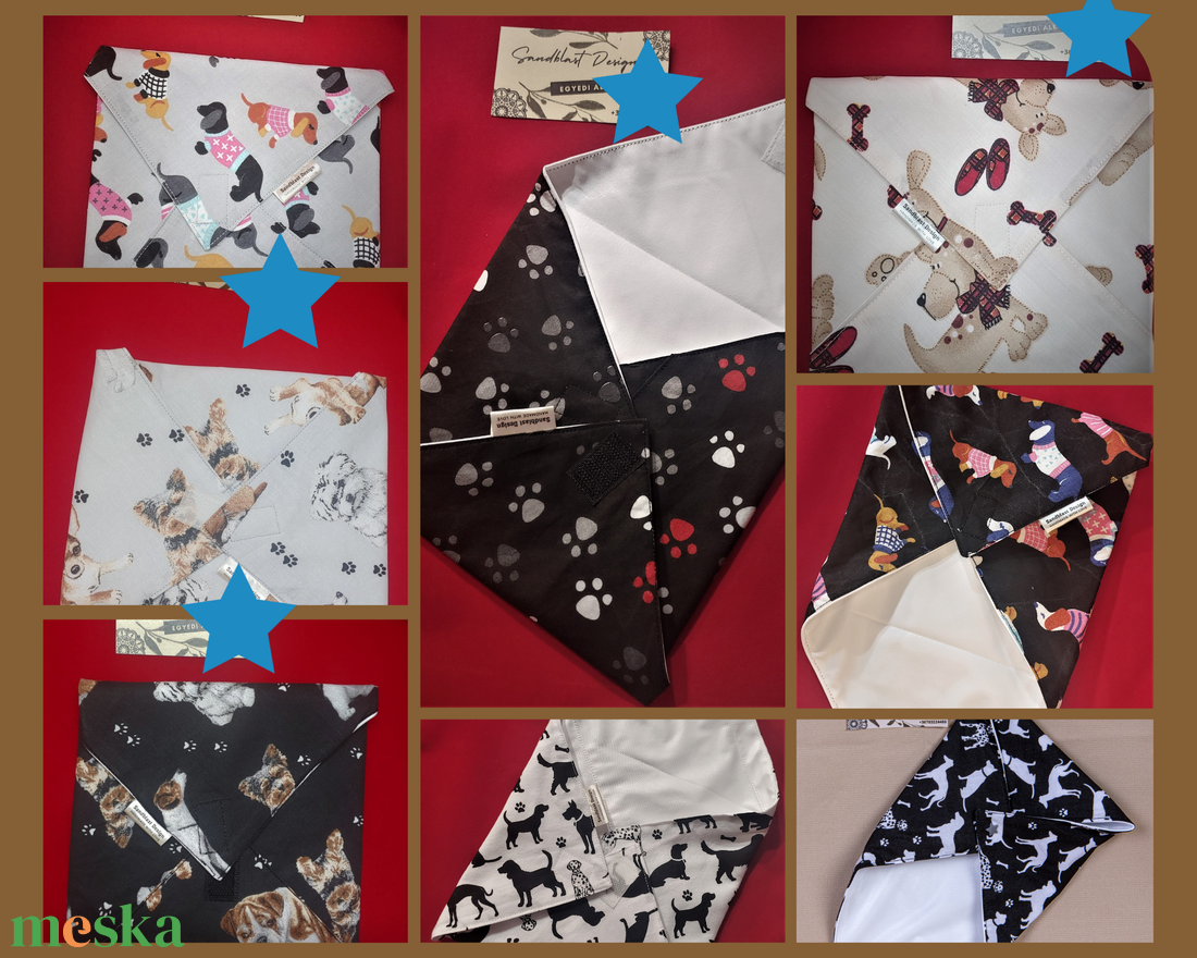 Kutya mintás újraszalvéták - otthon & életmód - konyhafelszerelés, tálalás - konyhai textil - szalvéta - Meska.hu Kutya mintás újraszalvéták - otthon & életmód - konyhafelszerelés, tálalás - konyhai textil - szalvéta - Meska.hu