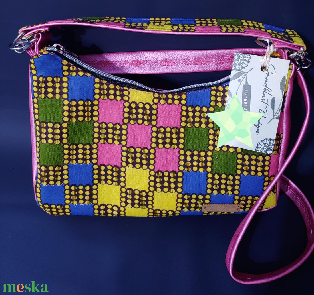 Dayo afrika mintázatú kistáska - táska & tok - variálható táska - Meska.hu