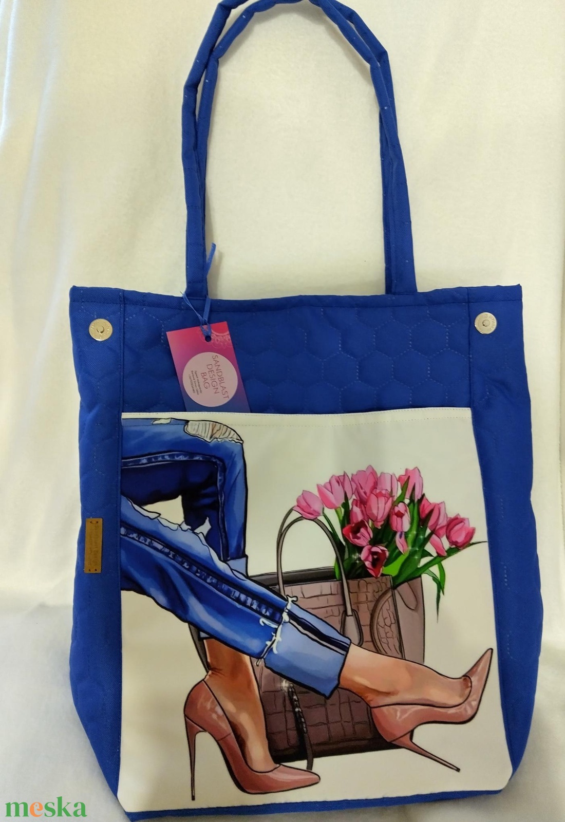 Vagány csajos shopper bag - táska & tok - variálható táska - Meska.hu Vagány csajos shopper bag - táska & tok - variálható táska - Meska.hu