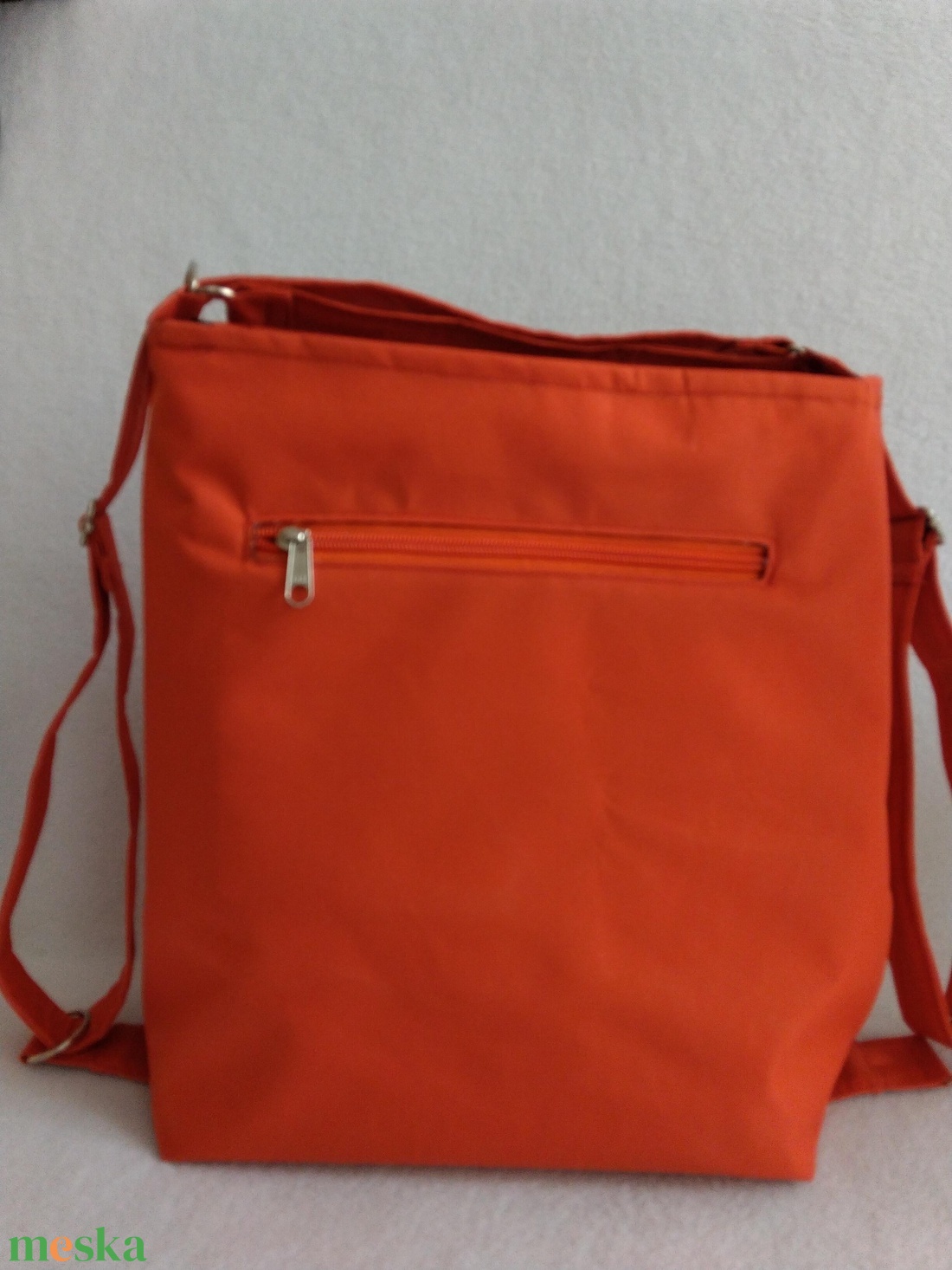 Vagány narancssárga csajos variálható  shopper bag/hátizsák - táska & tok - variálható táska - Meska.hu
