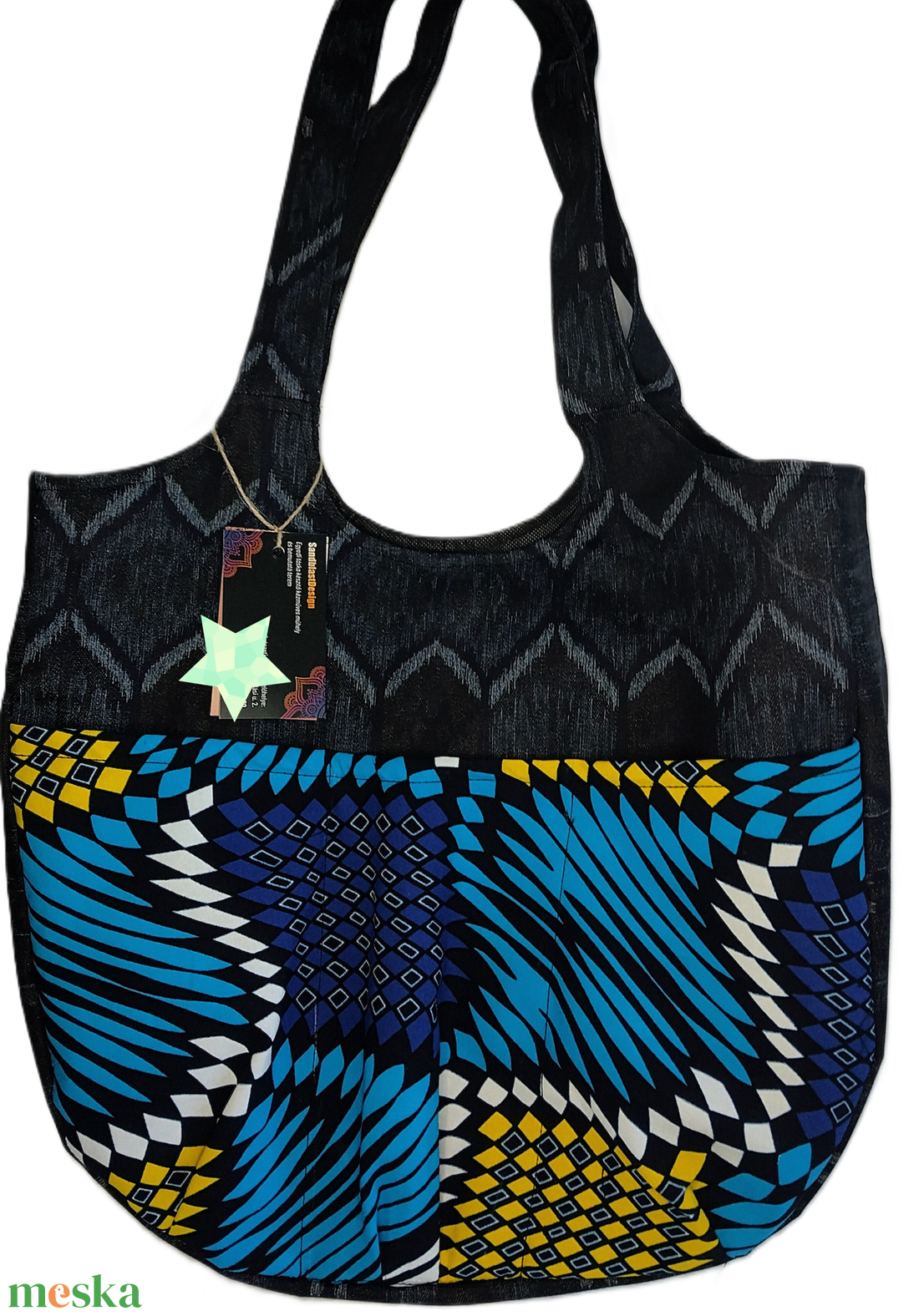 Tenger hullámai sok zsebes xxl shopper - táska & tok - kézitáska & válltáska - kézitáska - Meska.hu Tenger hullámai sok zsebes xxl shopper - táska & tok - kézitáska & válltáska - kézitáska - Meska.hu