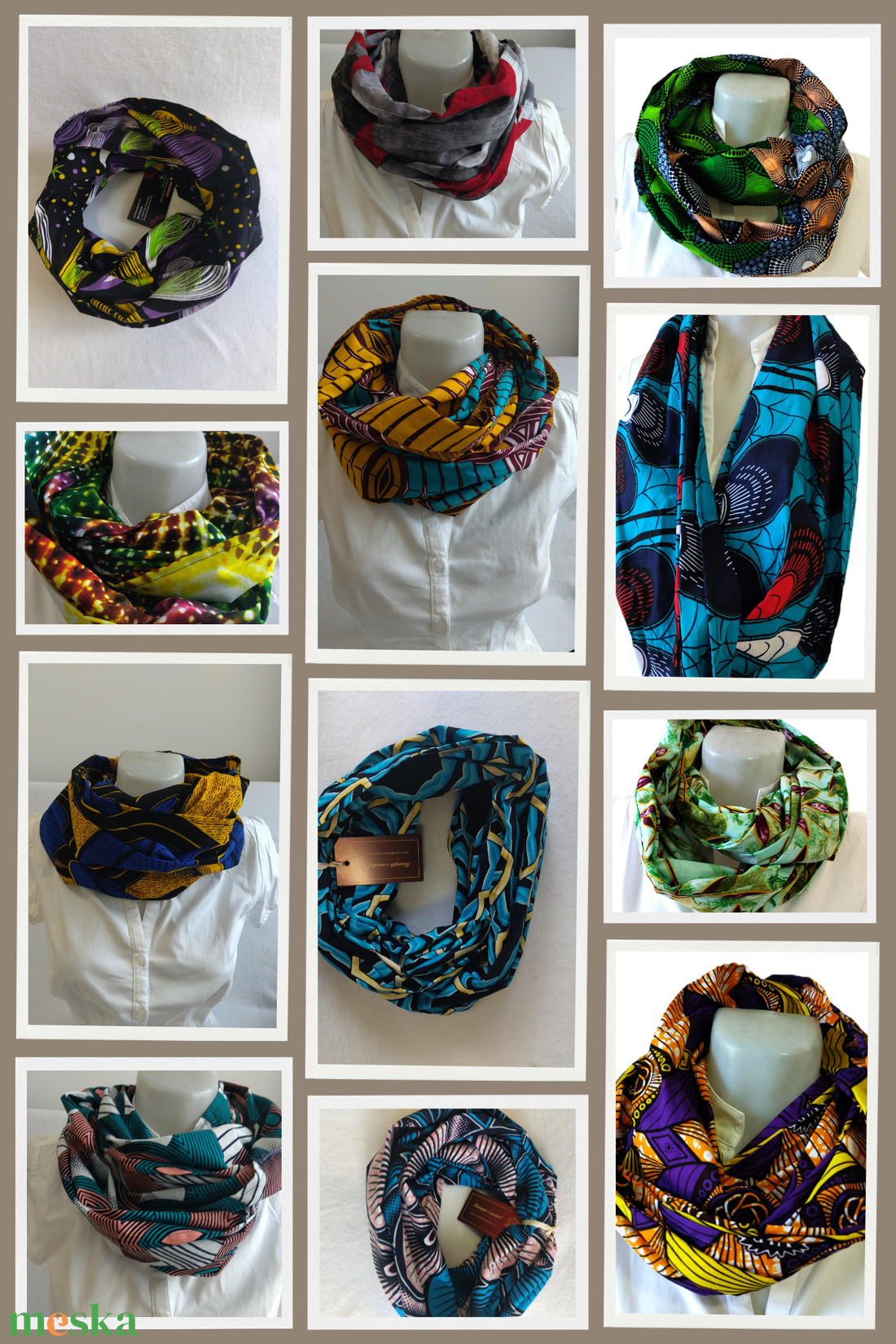 Afrikai pamutvászon Design Körsállak - Több féle minta! - ruha & divat - sál, sapka, kendő - sál - Meska.hu Afrikai pamutvászon Design Körsállak - Több féle minta! - ruha & divat - sál, sapka, kendő - sál - Meska.hu